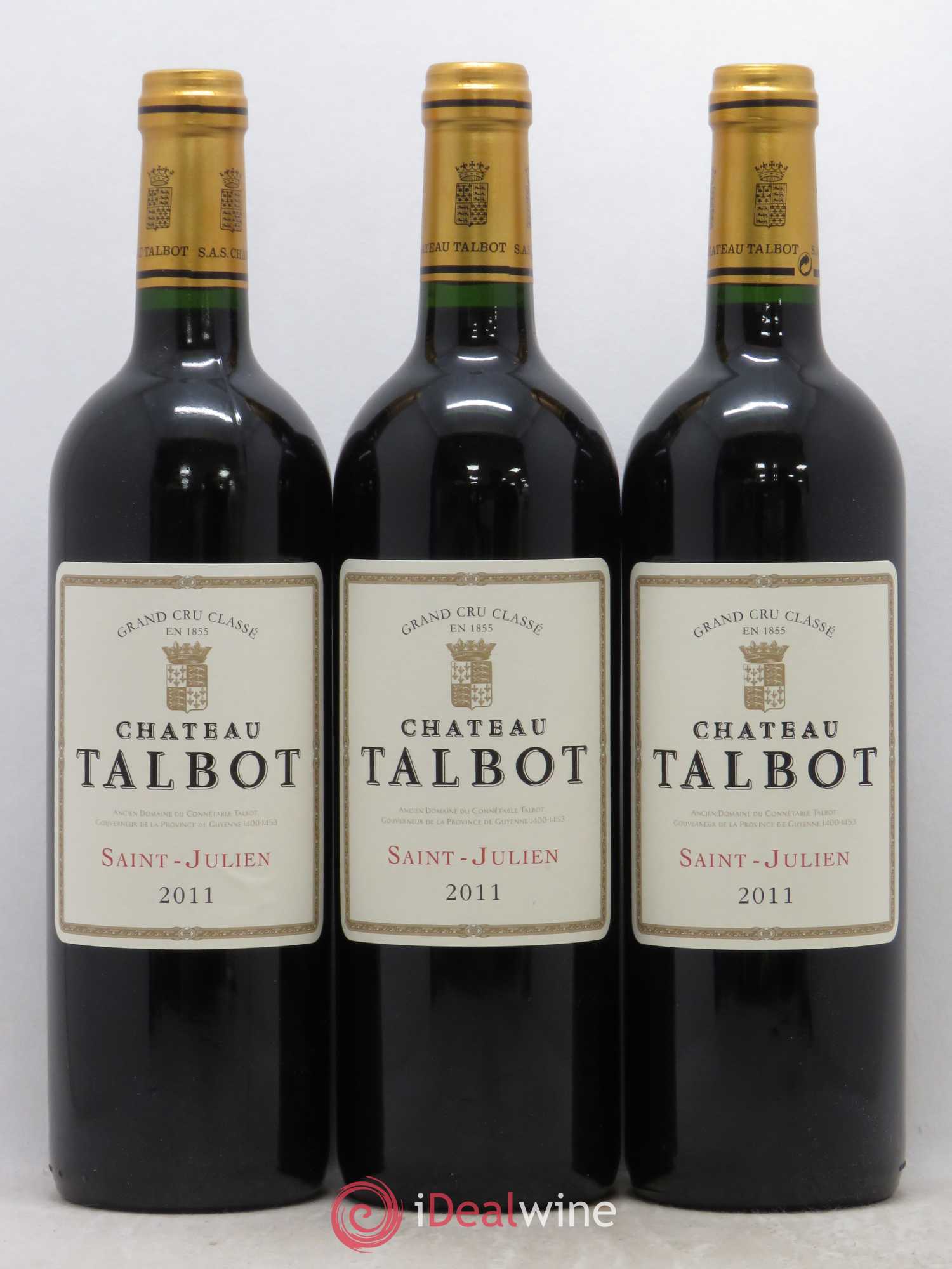 Château Talbot 4ème Grand Cru Classé 2011 - Lot de 12 bouteilles - 2