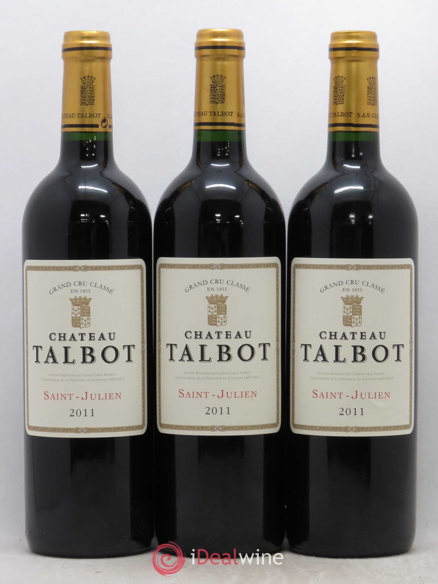 Château Talbot 4ème Grand Cru Classé 2011 - Lot de 12 bouteilles - 4