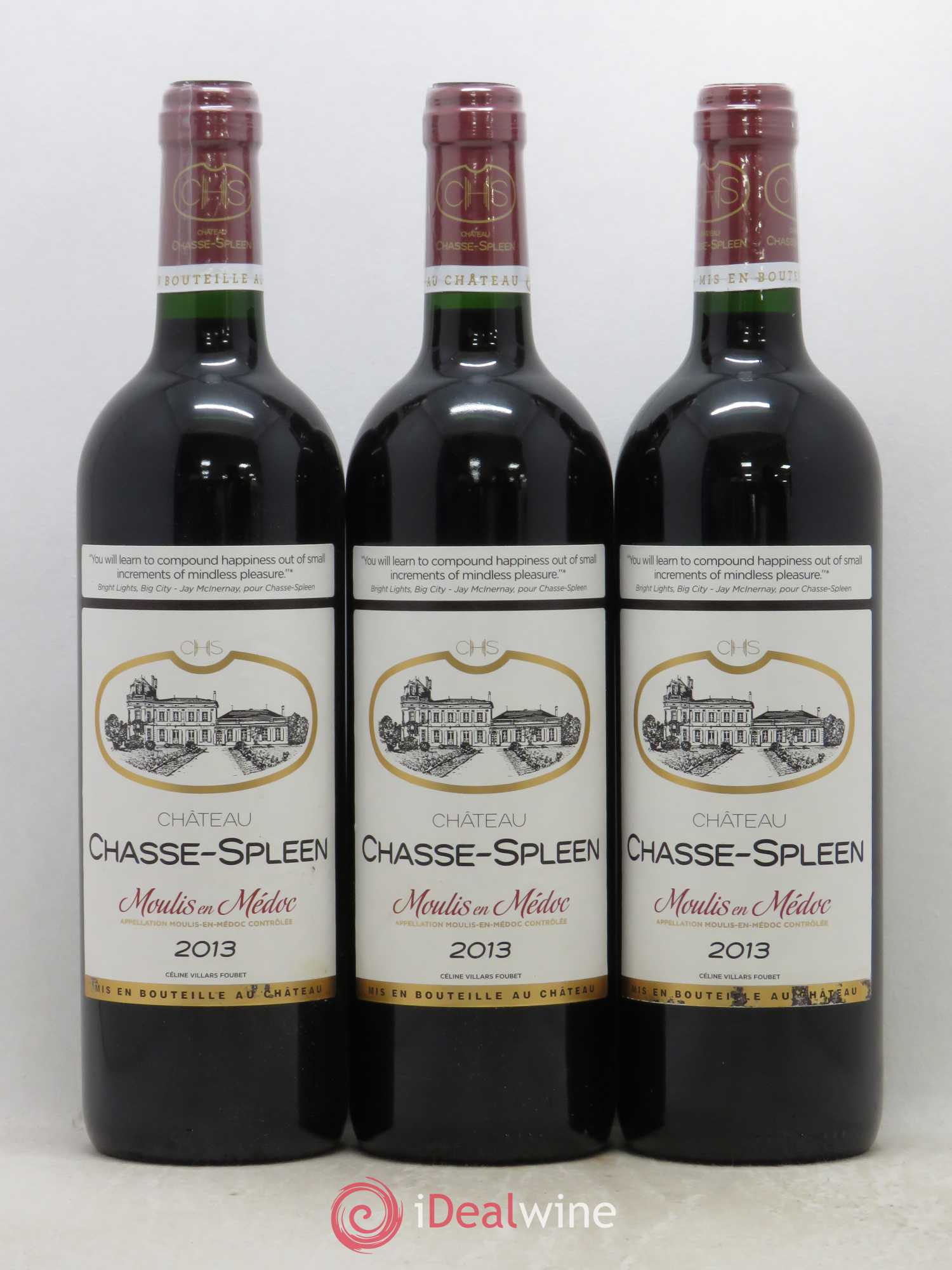 Château Chasse Spleen 2013 - Lot de 12 bouteilles - 2