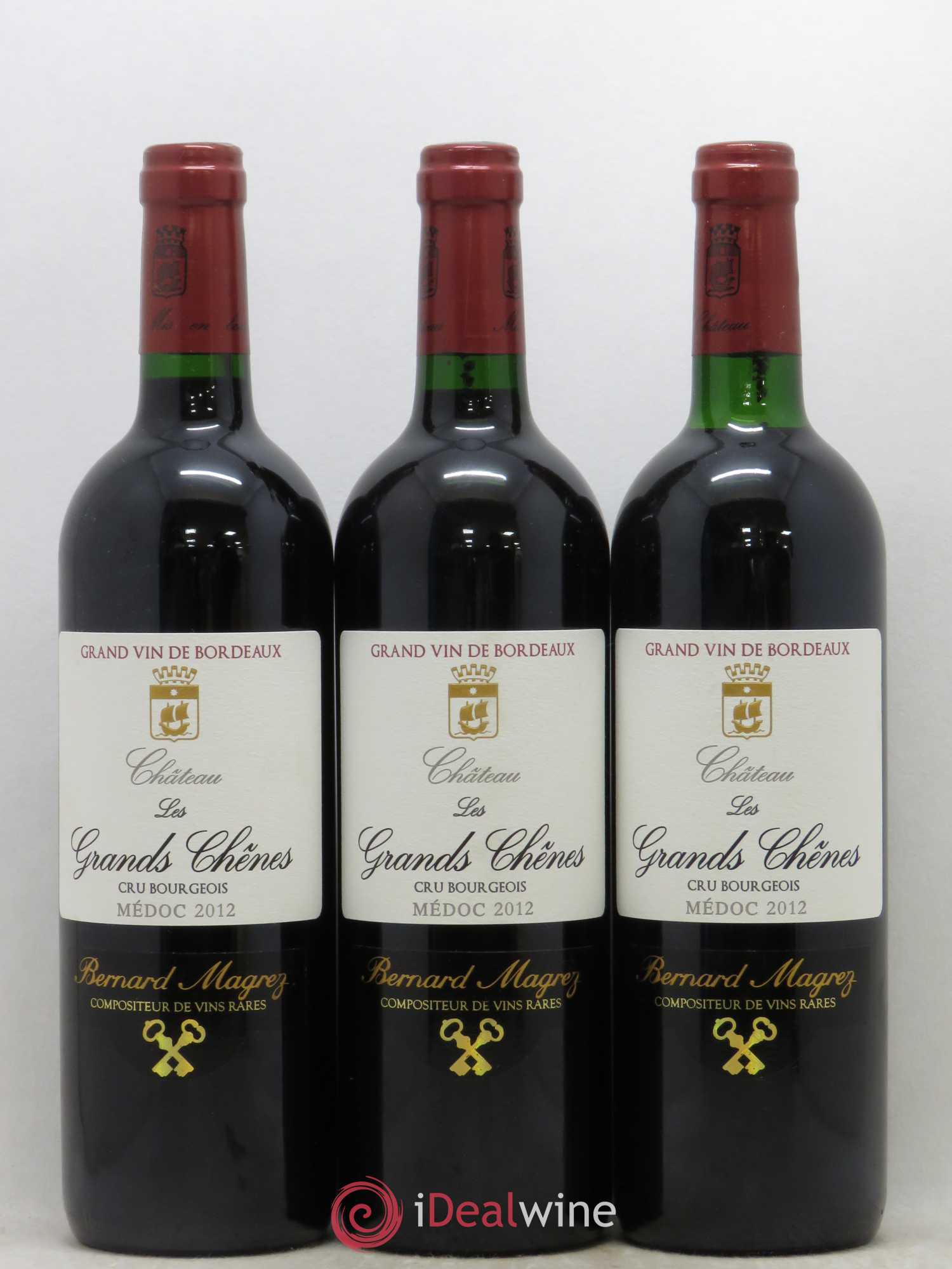 Médoc Les Grands Chênes 2012 - Posten von 6 Flaschen - 1