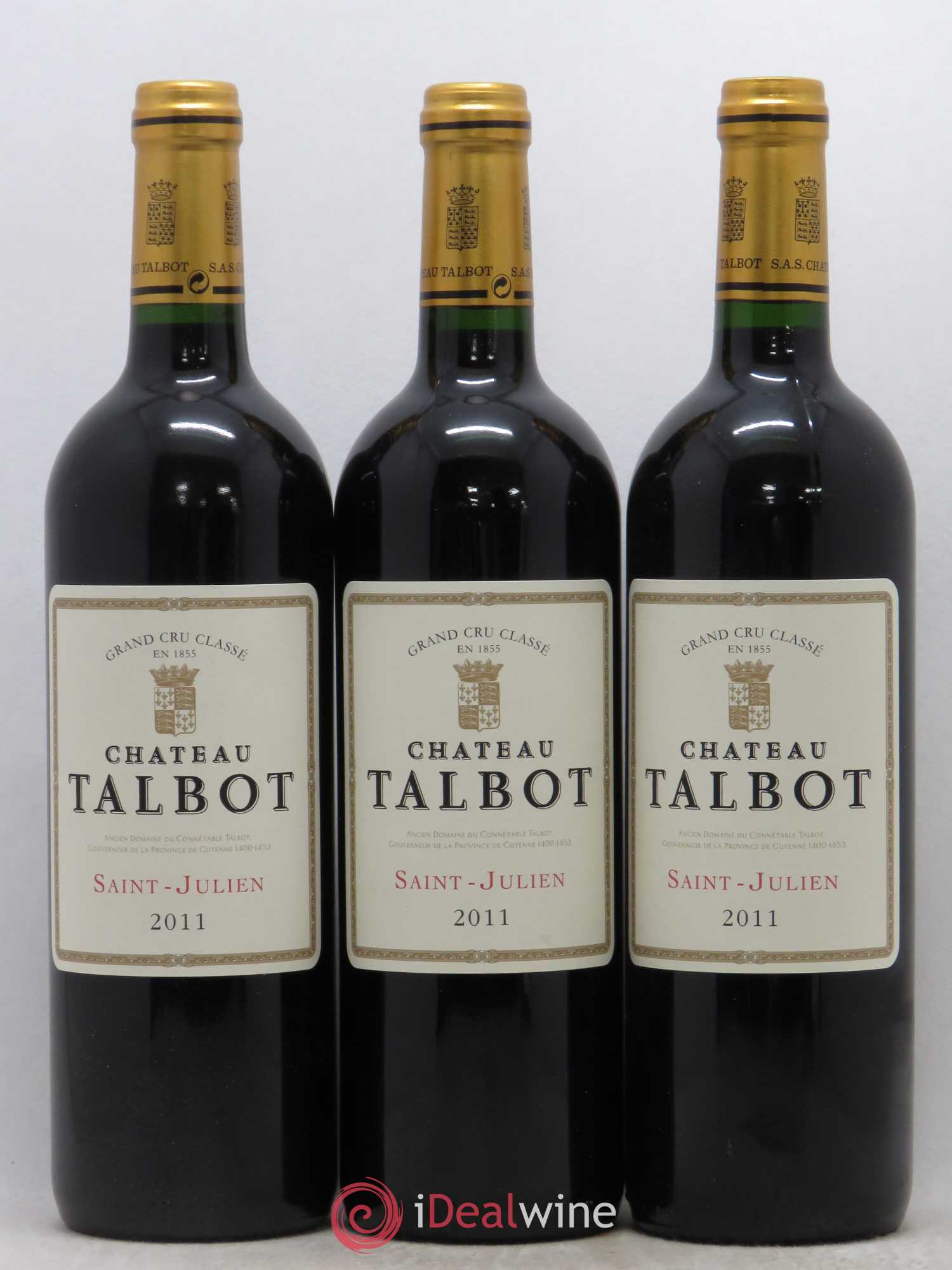 Château Talbot 4ème Grand Cru Classé 2011 - Lot de 12 bouteilles - 2