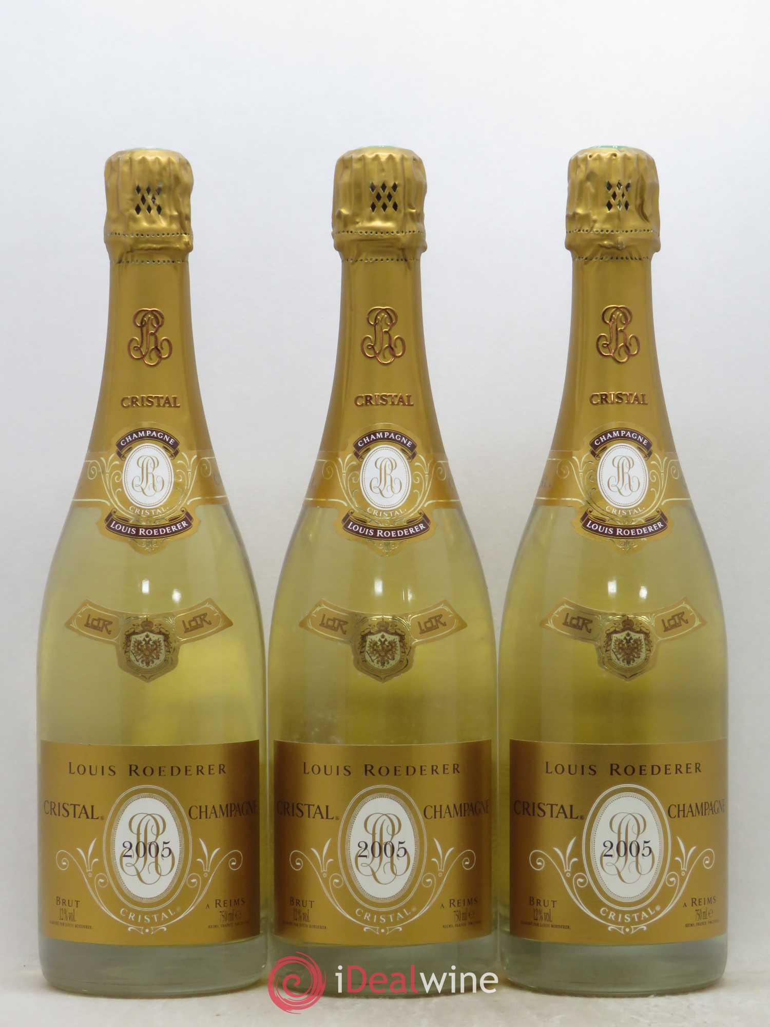 Cristal Louis Roederer 2005 - Lot de 3 bouteilles - 0