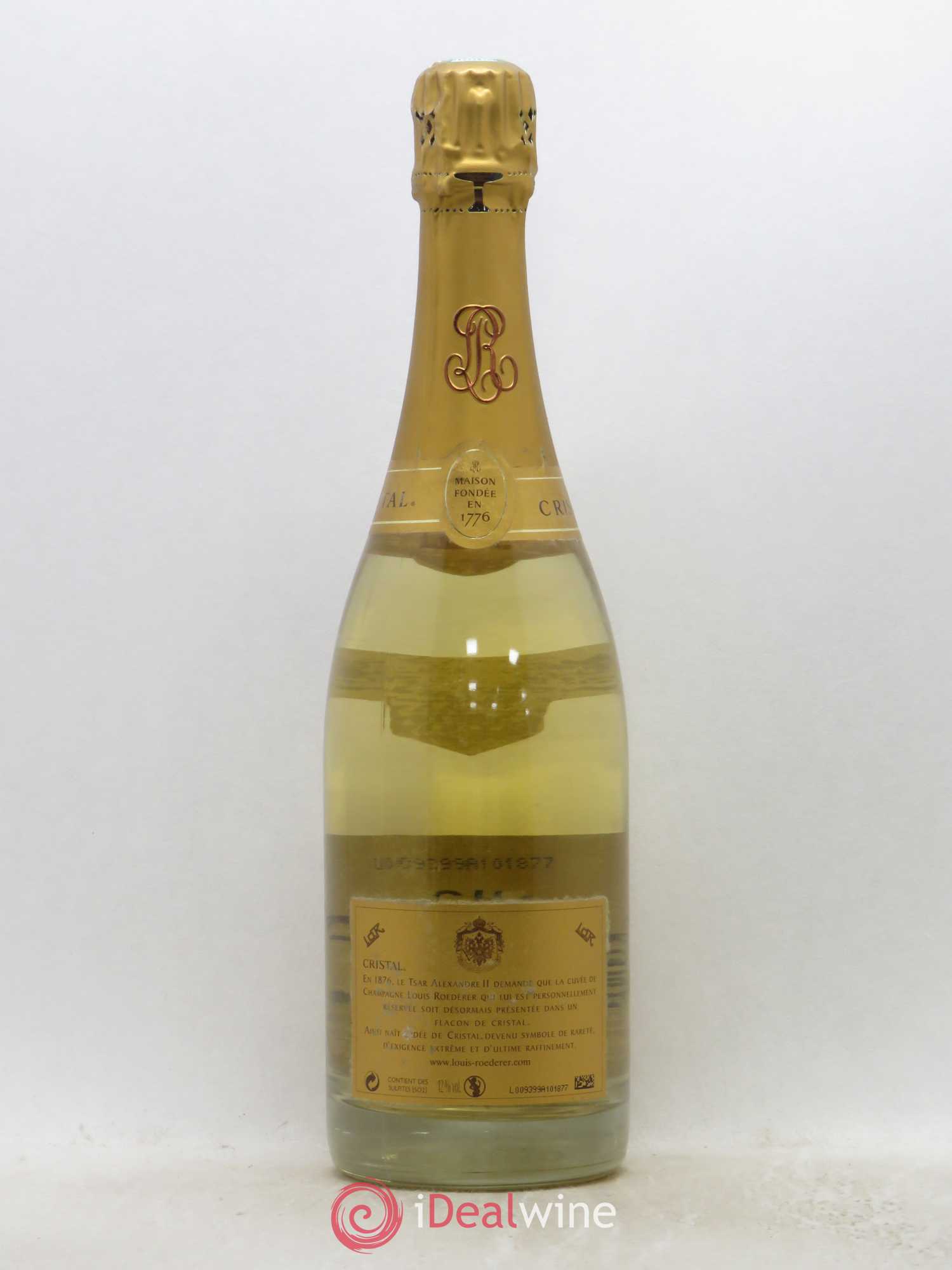 Cristal Louis Roederer 2005 - Lot de 1 bouteille - 1