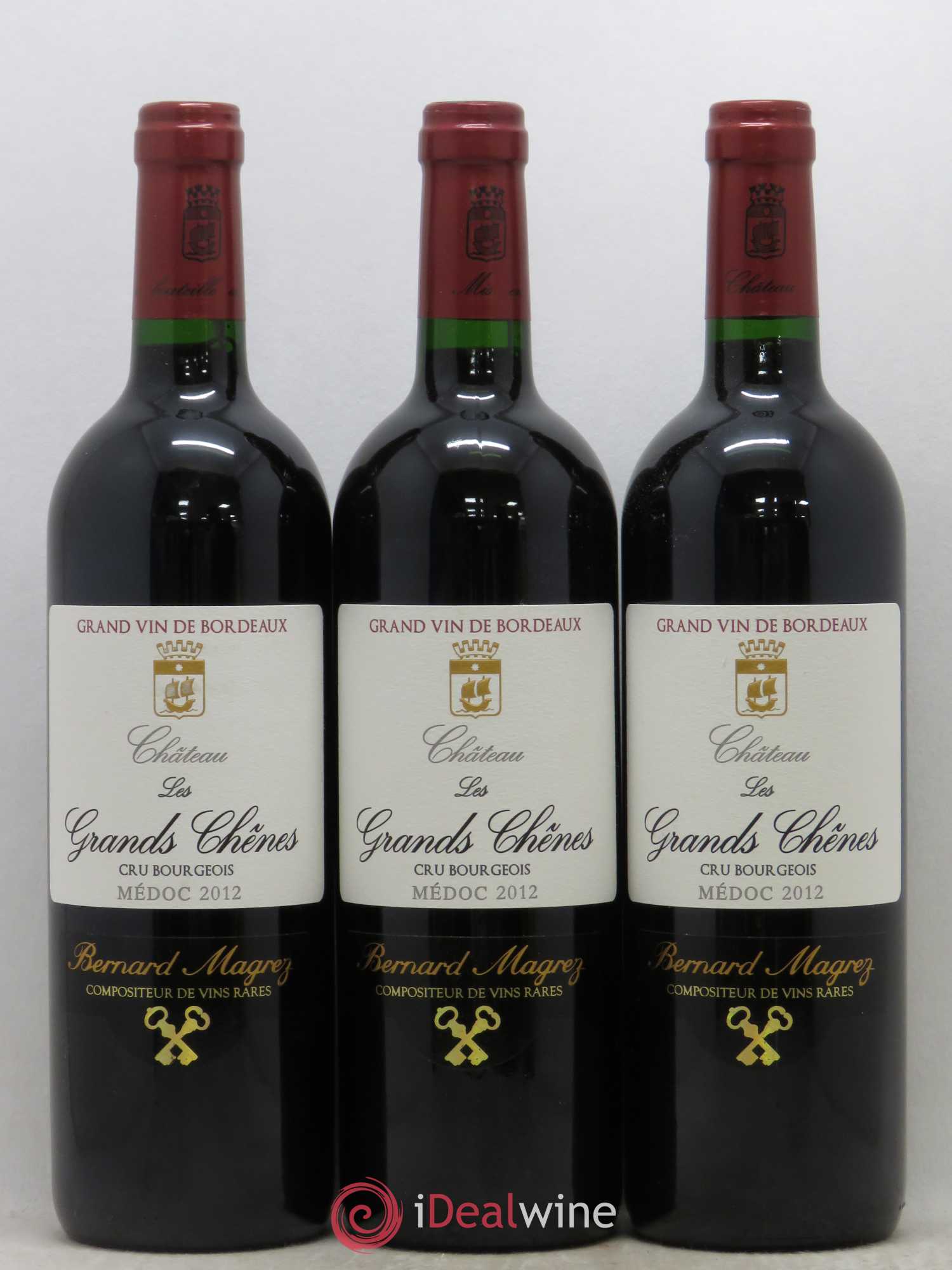 Médoc Les Grands Chênes 2012 - Posten von 6 Flaschen - 2