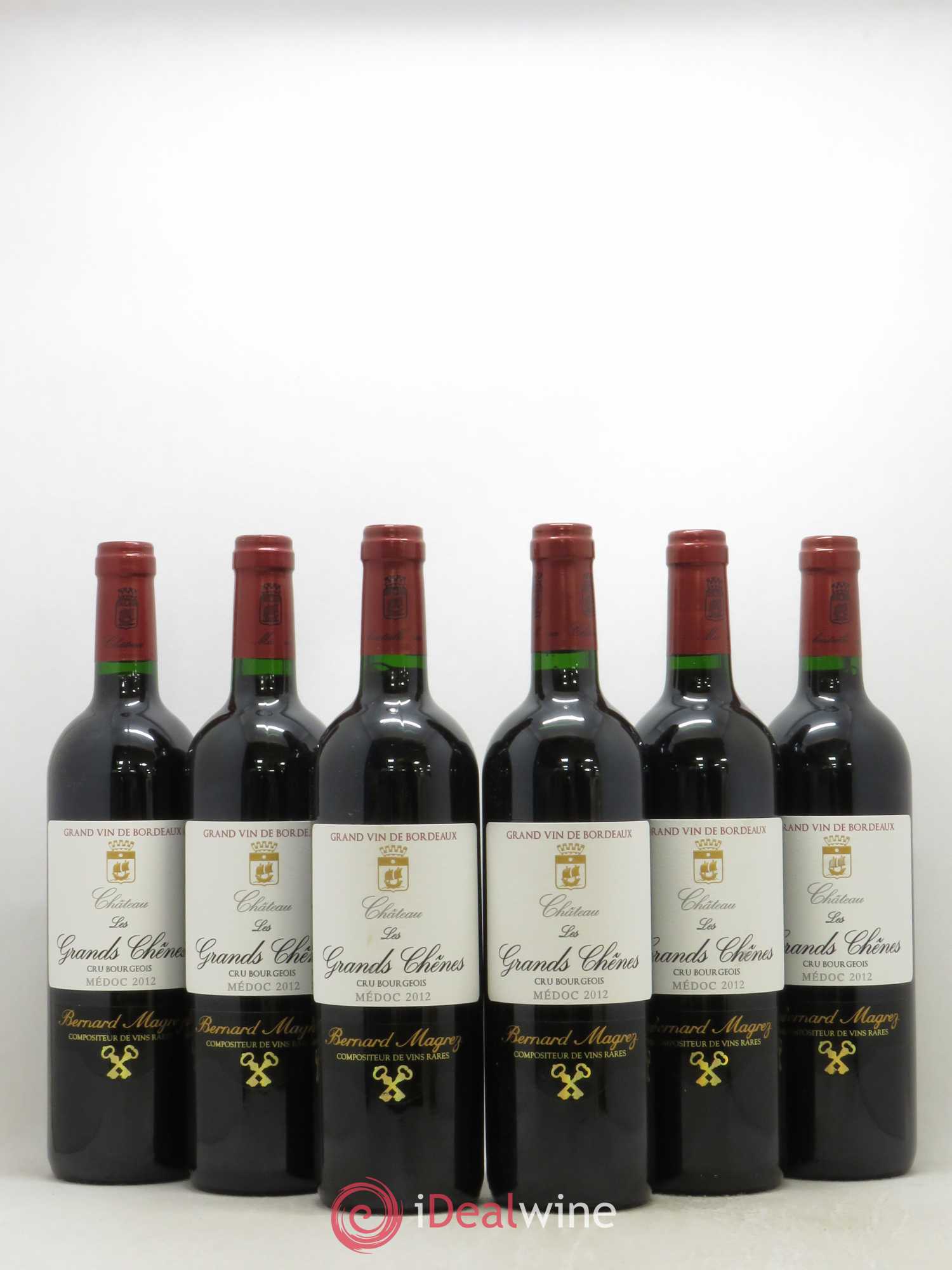 Médoc Les Grands Chênes 2012 - Posten von 6 Flaschen - 0
