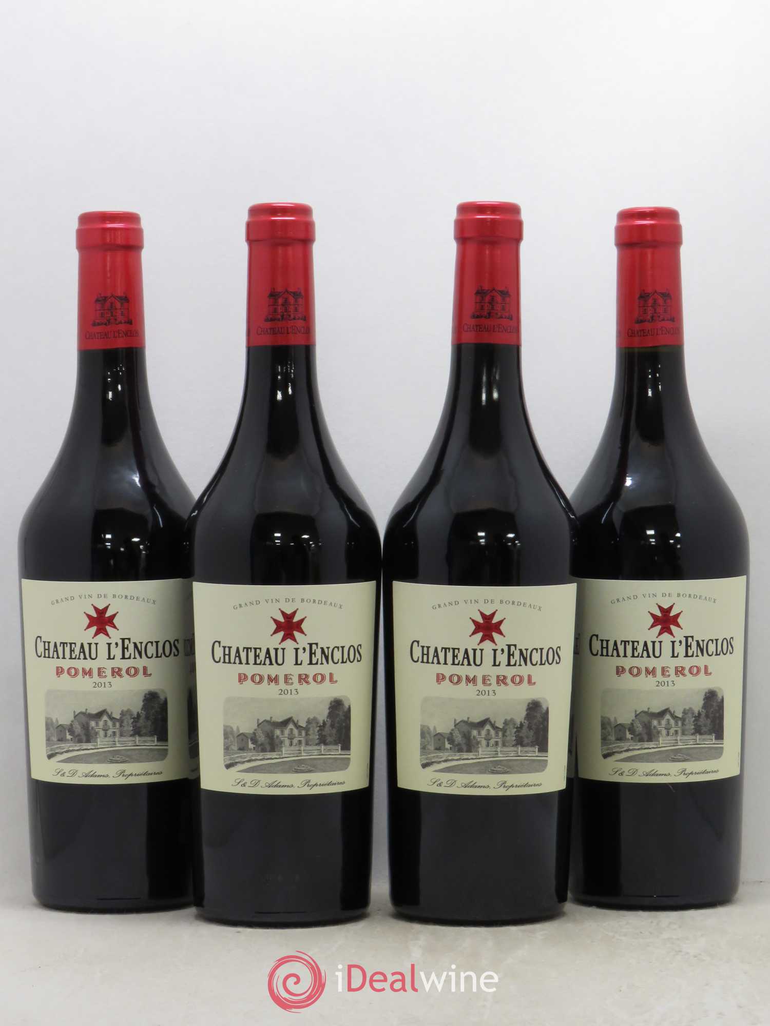 Château l' Enclos 2013 - Lot de 4 bouteilles - 0