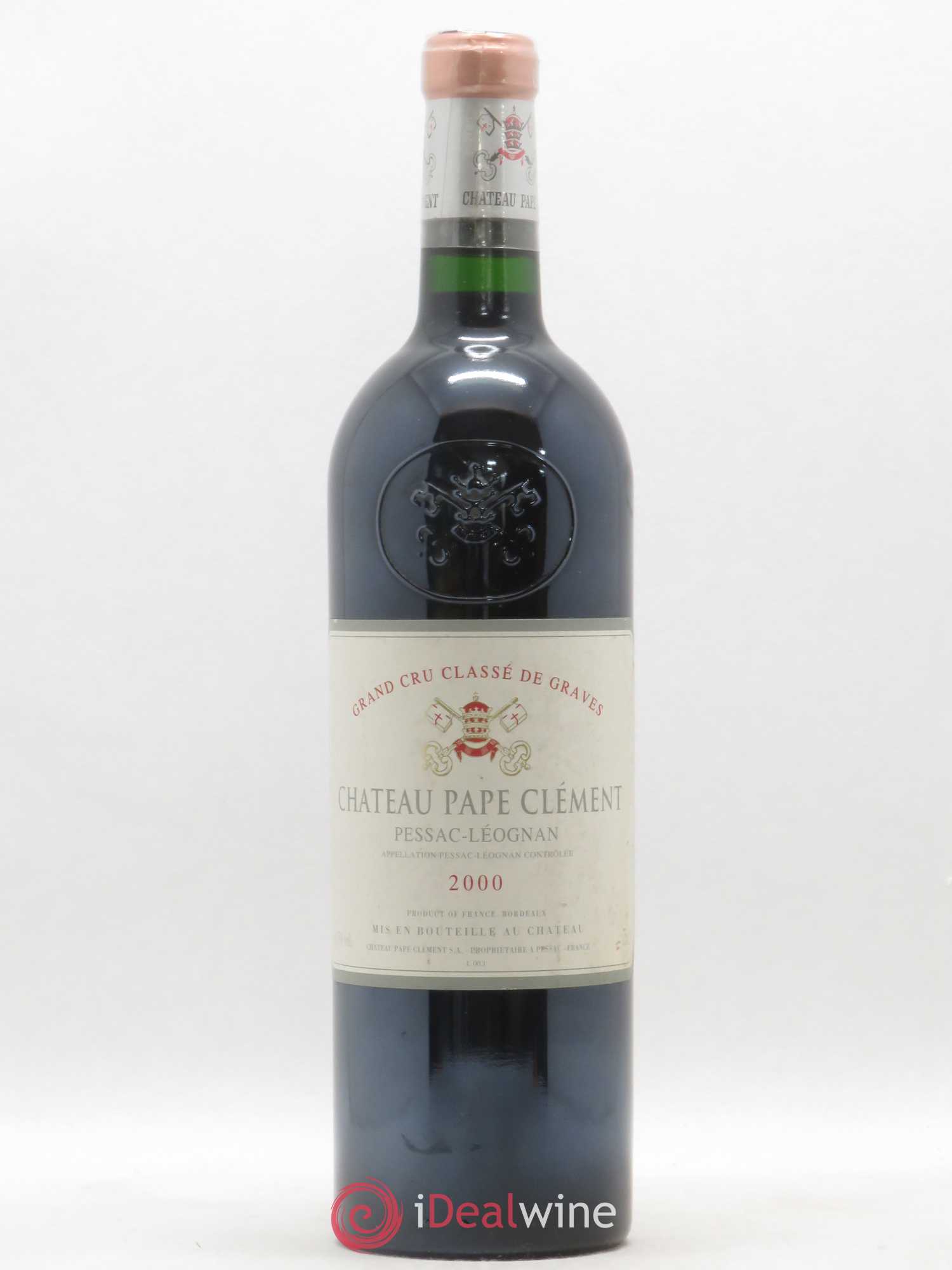 Château Pape Clément Cru Classé de Graves 2000 - Lot de 1 bouteille - 0