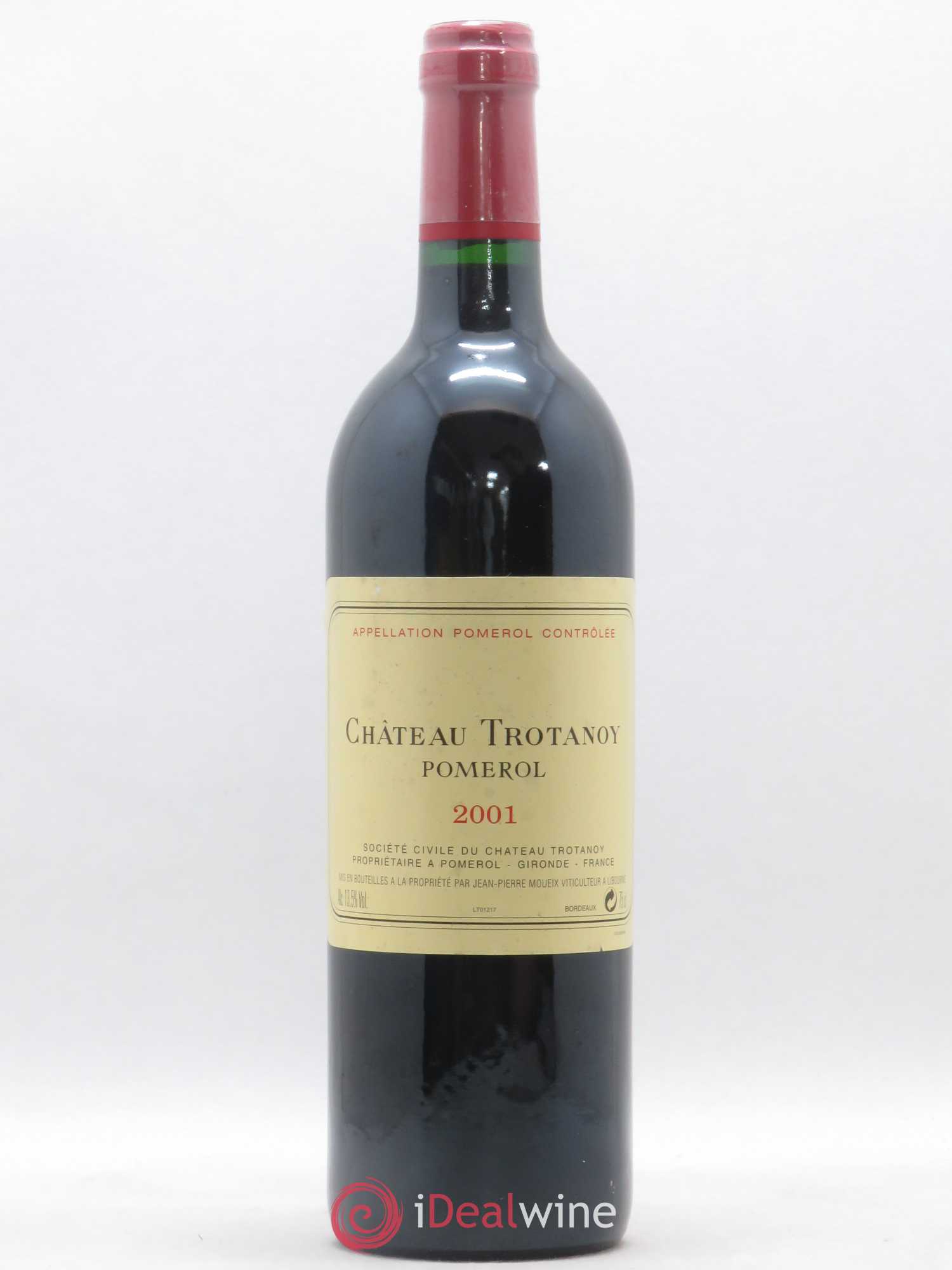 Château Trotanoy 2001 - Lot de 1 bouteille - 0