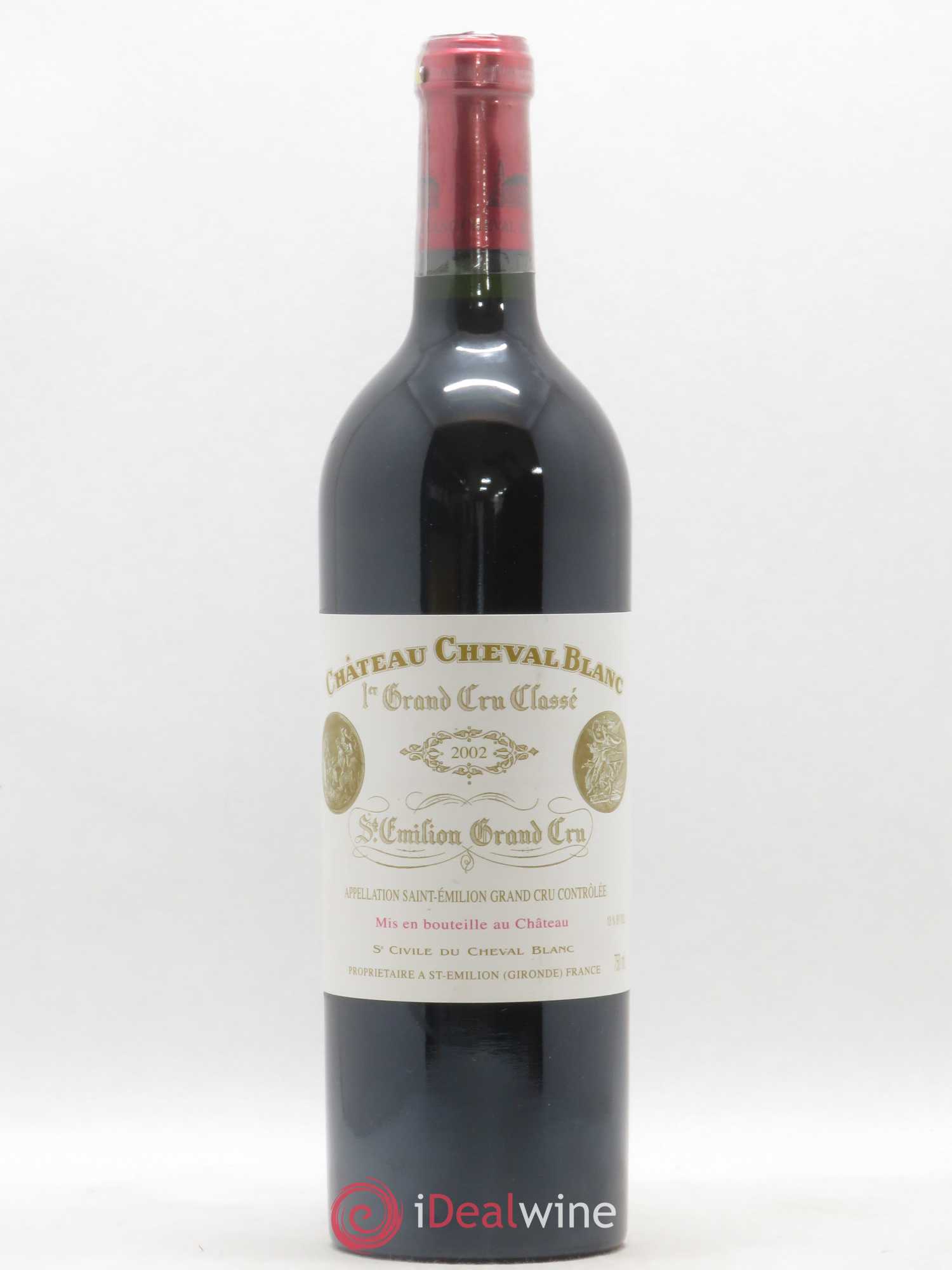Château Cheval Blanc 1er Grand Cru Classé A 2002 - Lot de 1 bouteille - 0