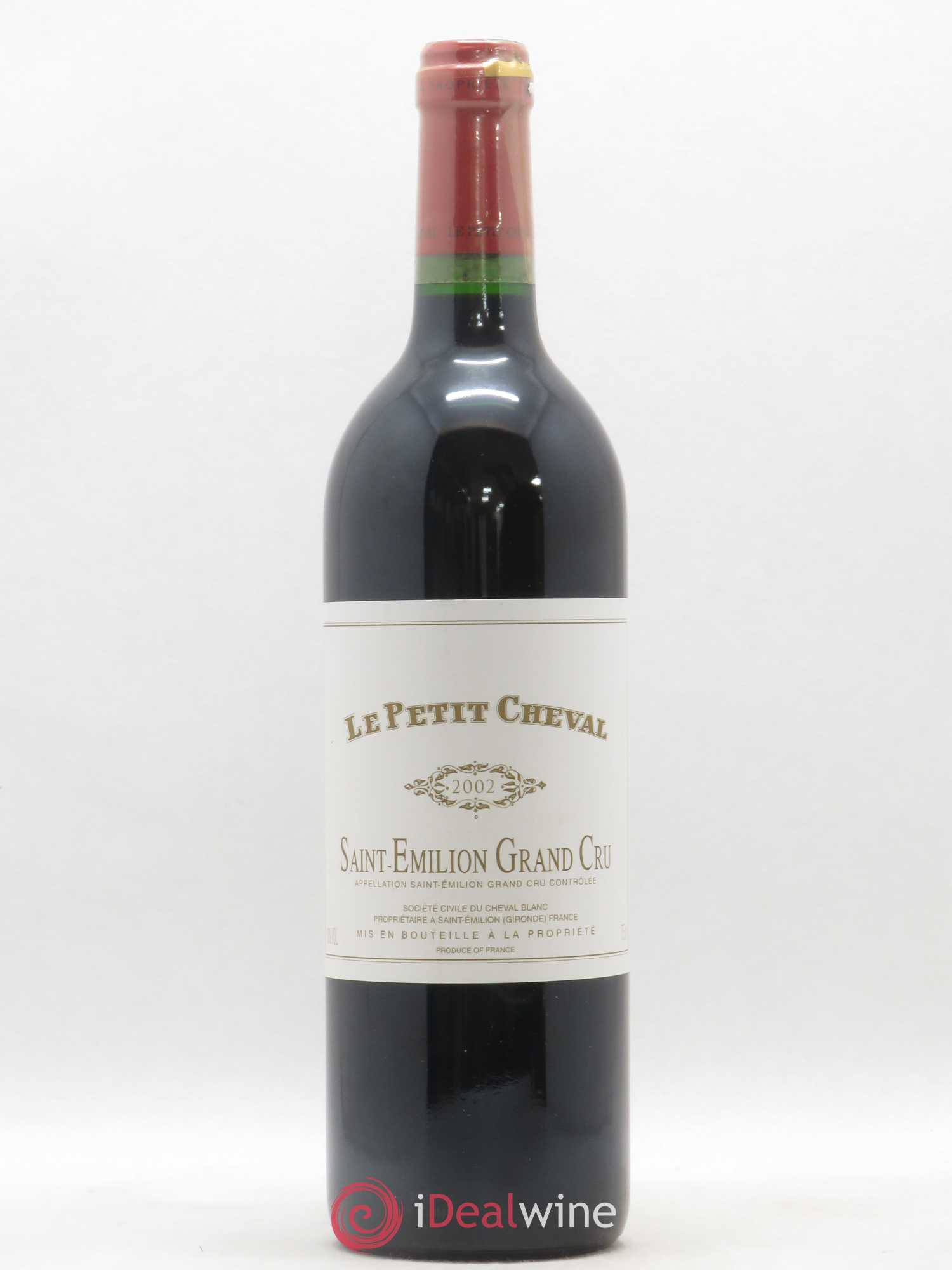 Le Petit Cheval Second Vin 2002 - Lot de 1 bouteille - 0