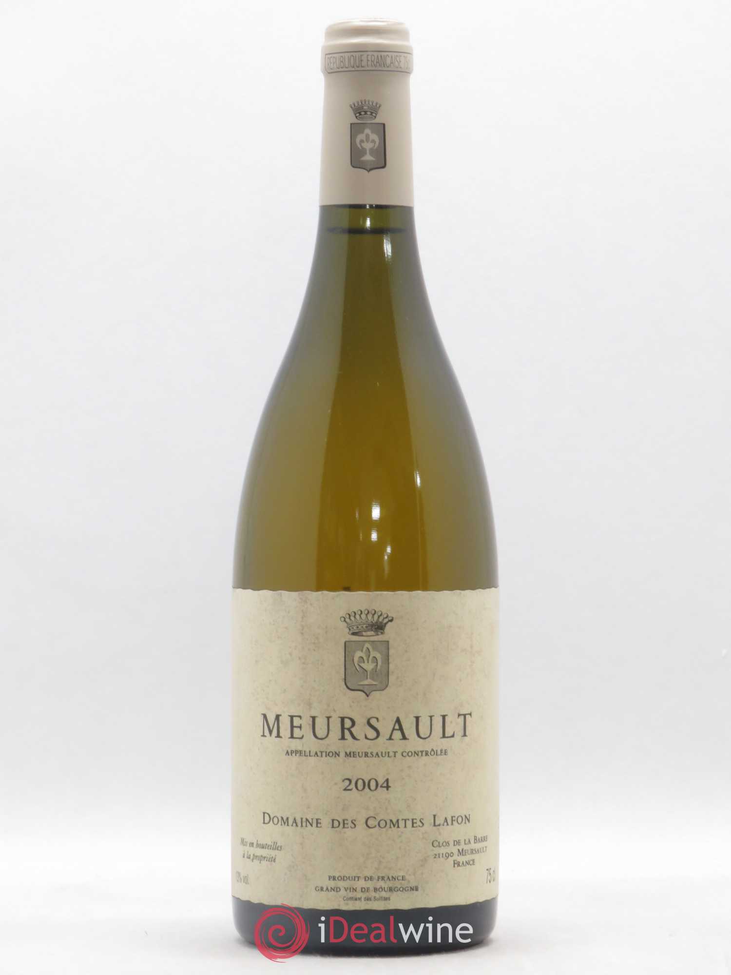 Meursault Comtes Lafon (Domaine des) 2004 - Lot de 1 bouteille - 0
