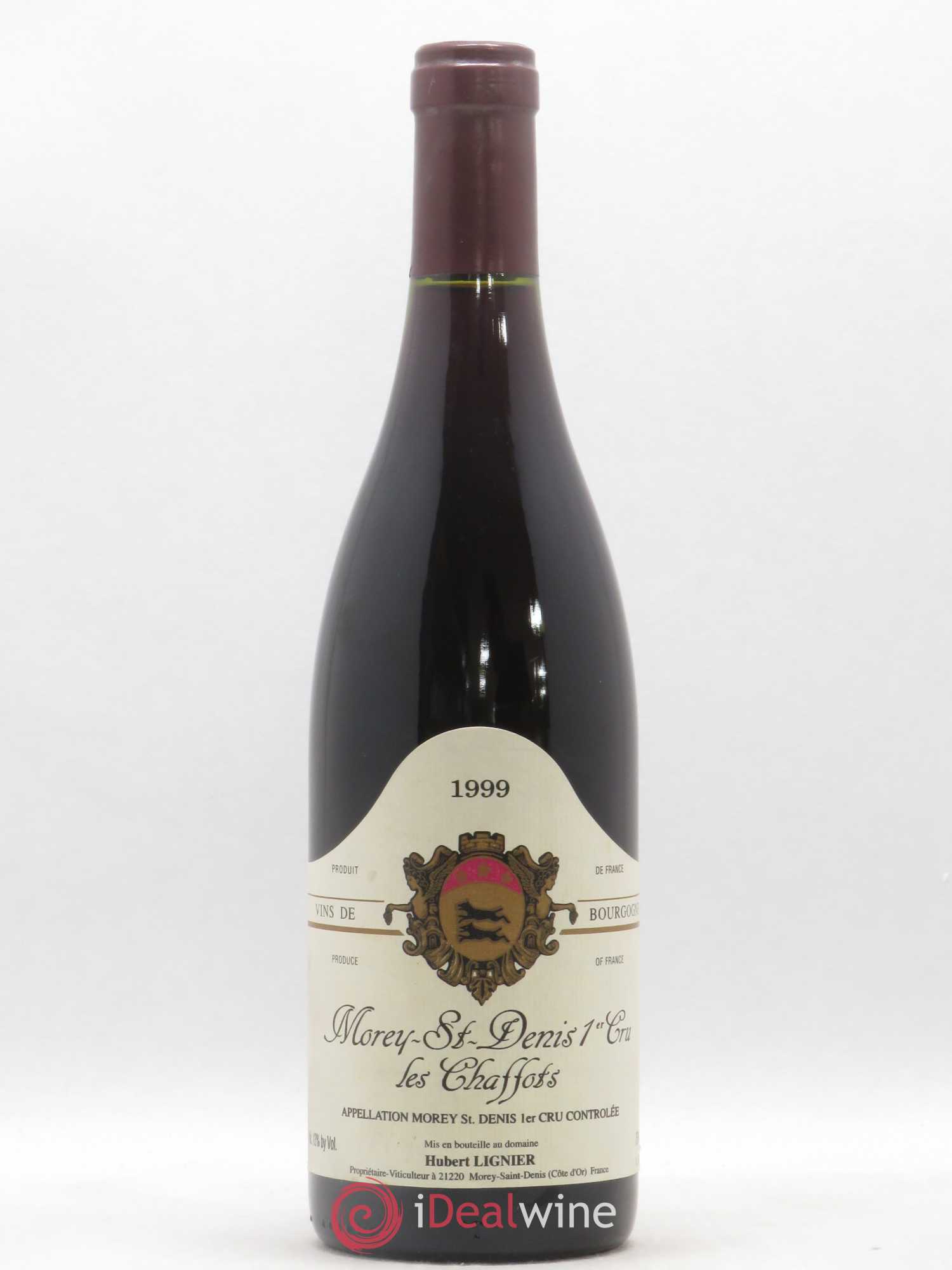 Morey-Saint-Denis 1er Cru Les Chaffots Hubert Lignier (Domaine) 1999 - Lot de 1 bouteille - 0