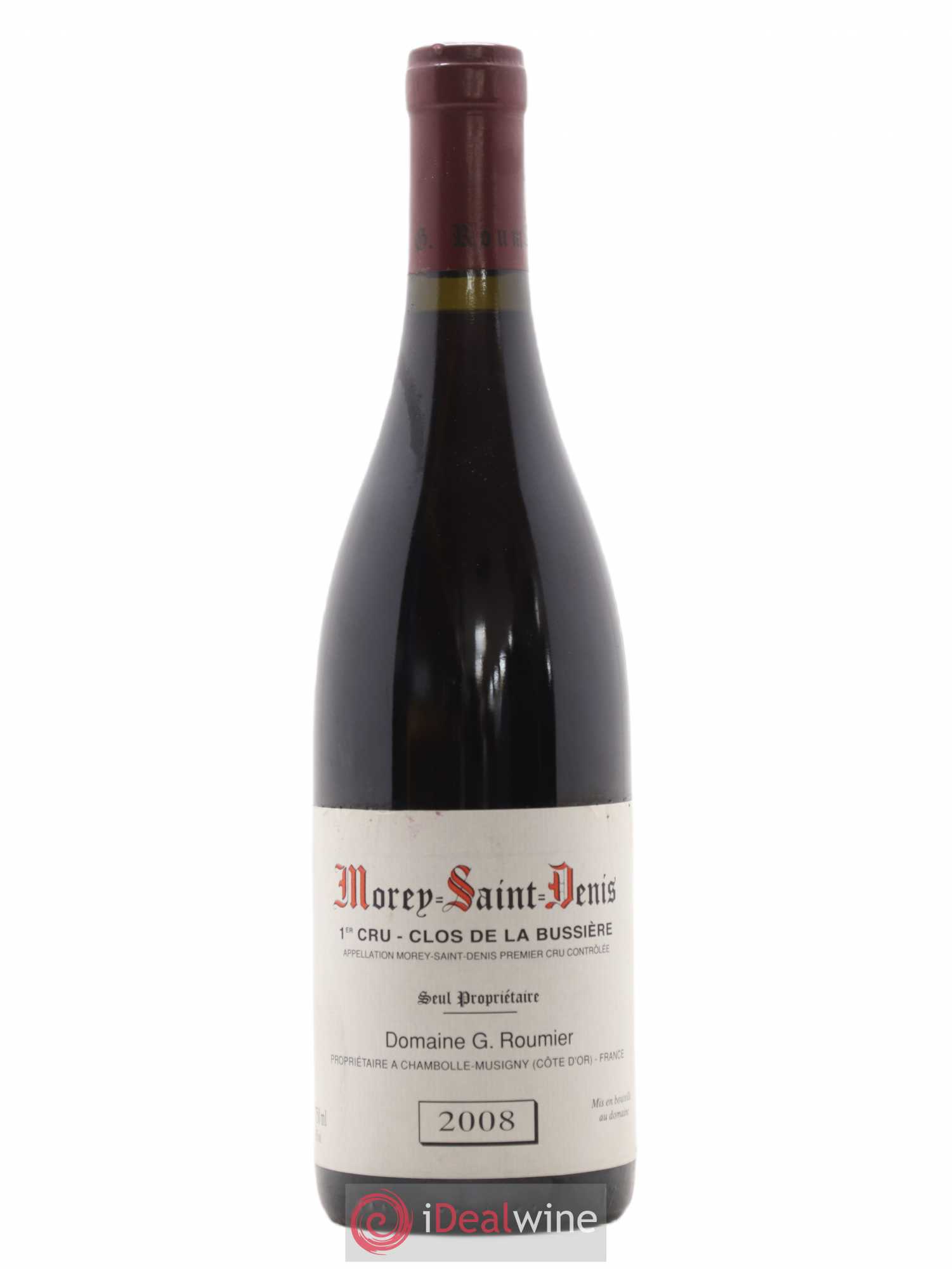 Morey-Saint-Denis 1er Cru Clos de la Bussière Georges Roumier (Domaine) 2008 - Lot de 1 bouteille - 0