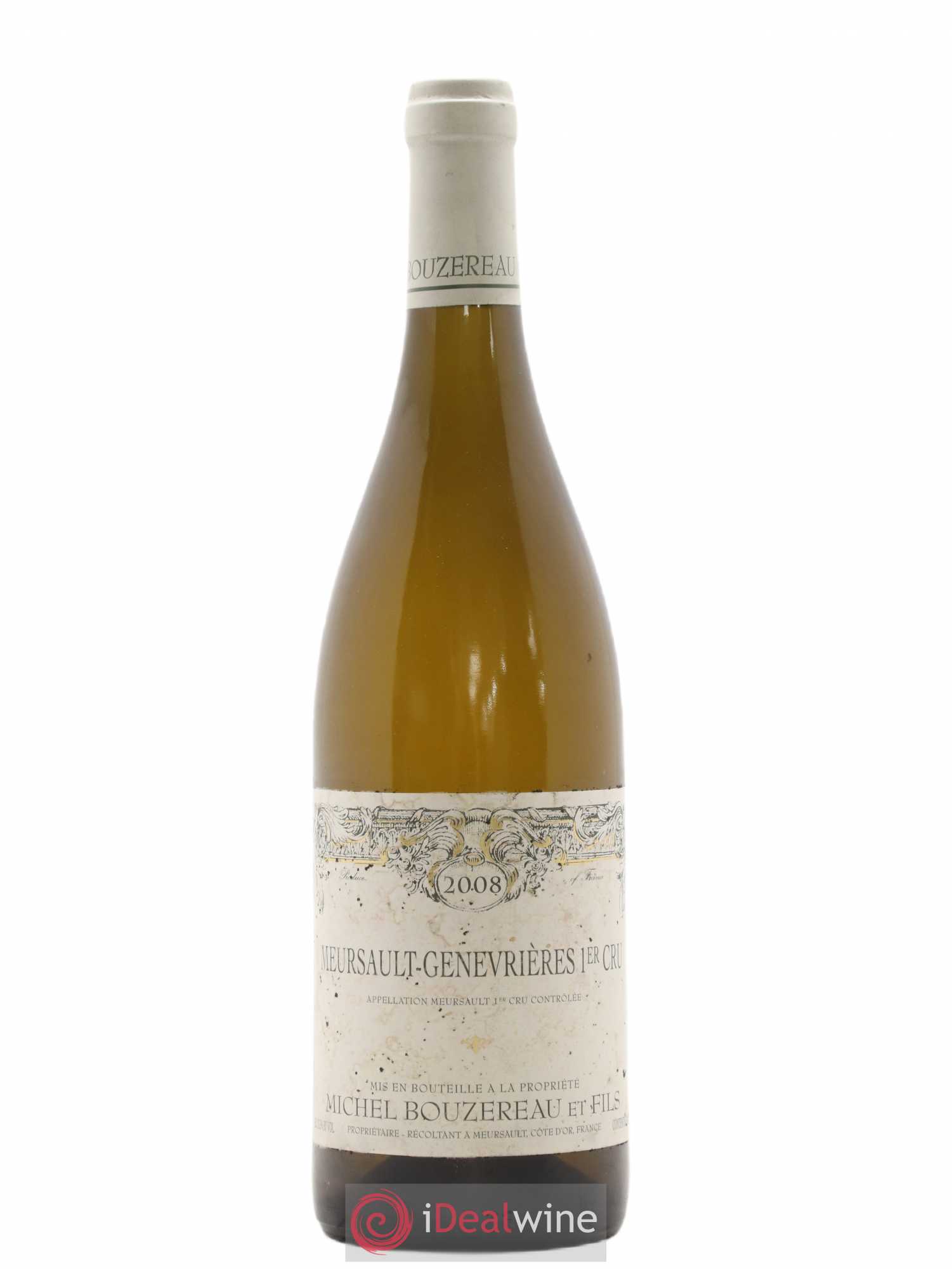Meursault 1er Cru Les Genevrières Michel Bouzereau et Fils (Domaine) 2008 - Lot de 1 bouteille - 0