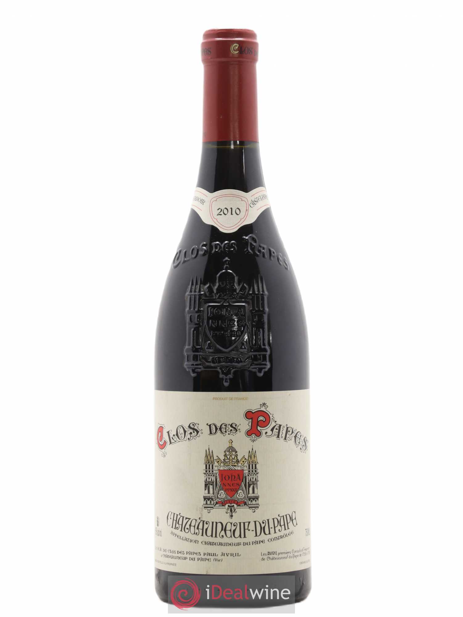 Châteauneuf-du-Pape Clos des Papes - Paul Avril 2010 - Lot de 1 bouteille - 0