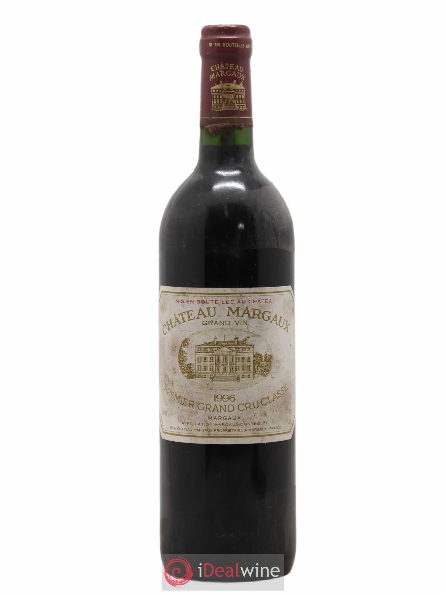 Château Margaux 1er Grand Cru Classé 1996 - Lot de 1 bouteille - 0