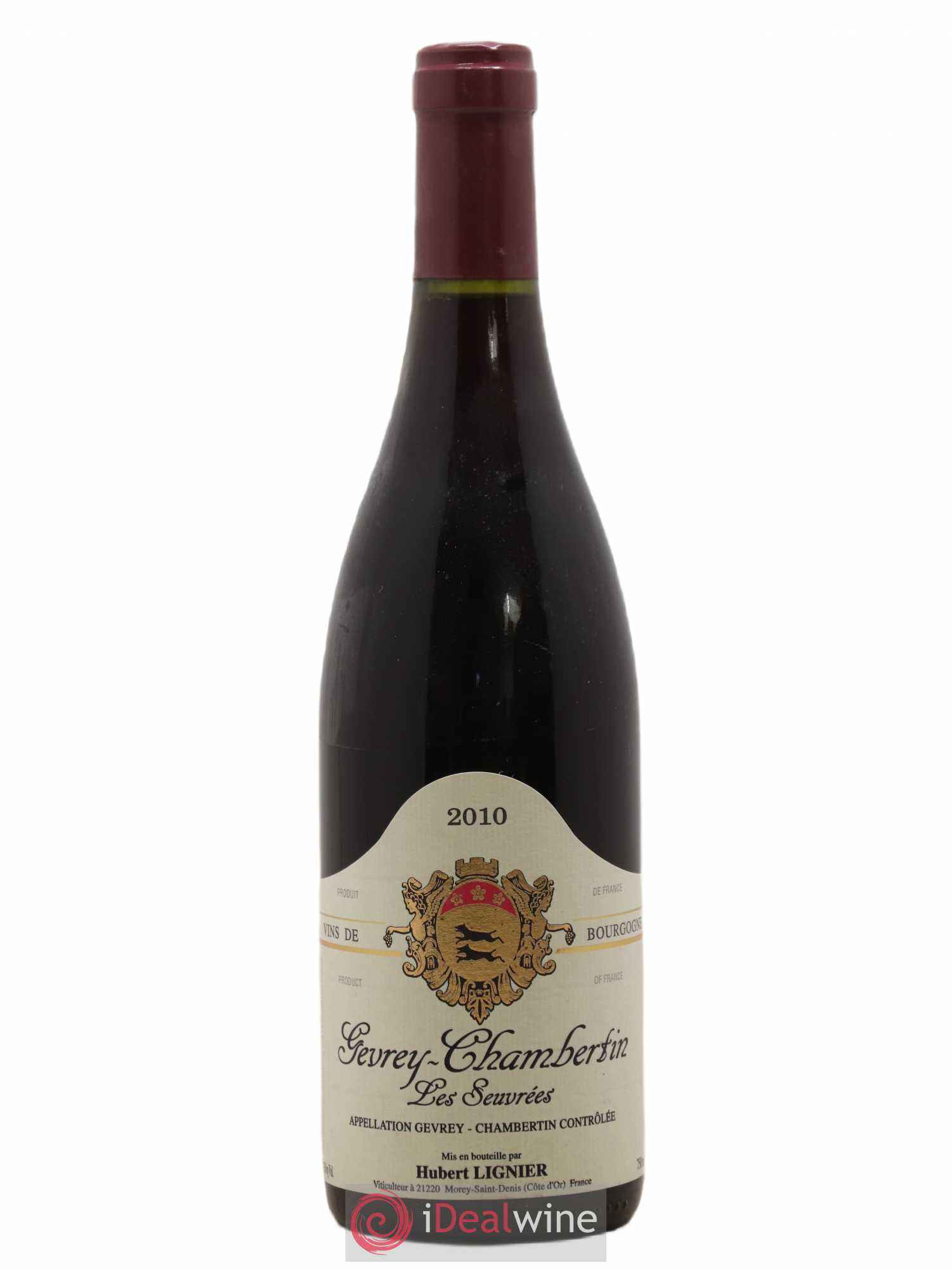 Gevrey-Chambertin Seuvrées Hubert Lignier (Domaine) 2010 - Lot de 1 bouteille - 0