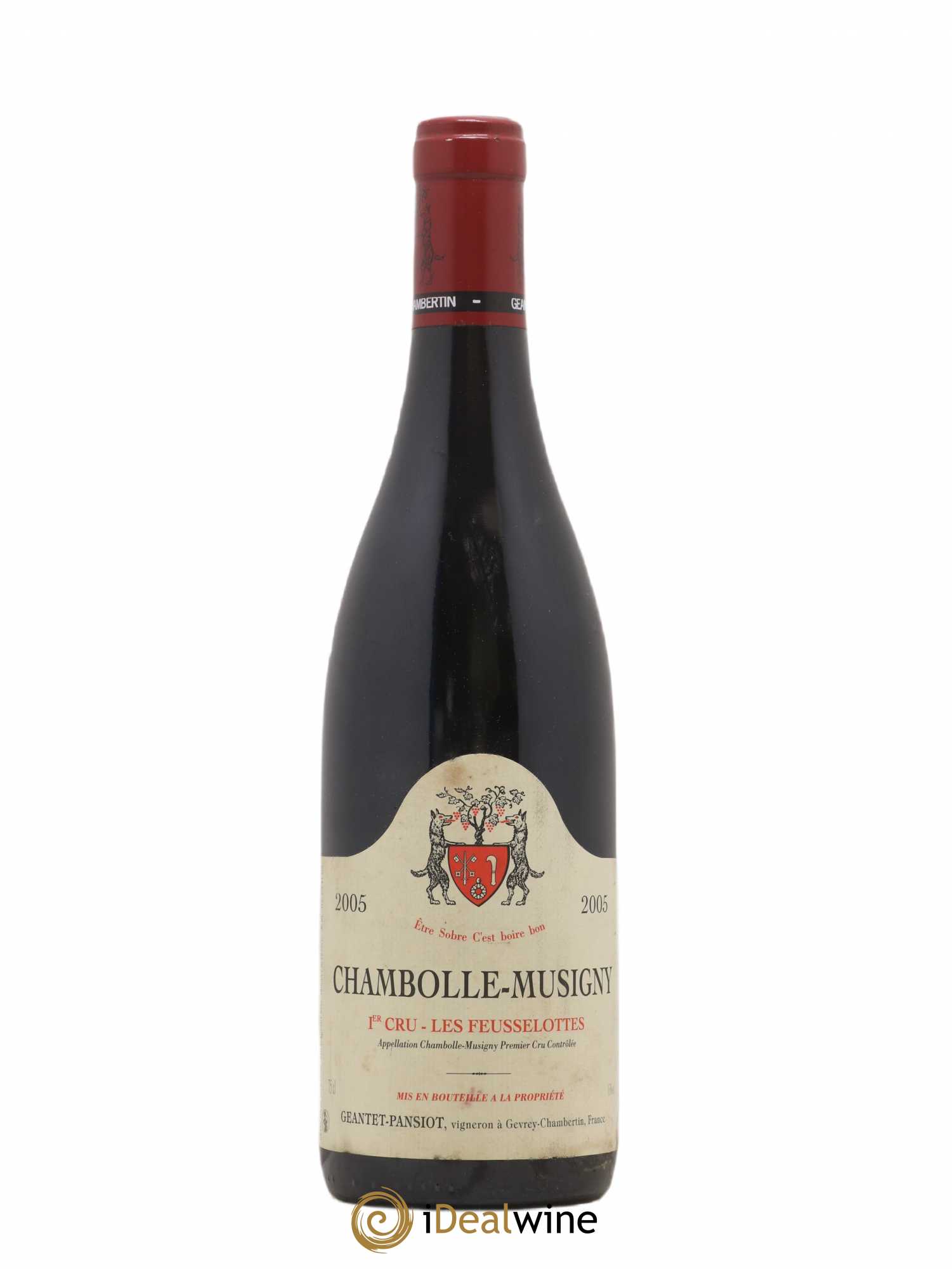 Chambolle-Musigny 1er Cru Les Feusselottes Geantet-Pansiot 2005 - Lot de 1 bouteille - 0