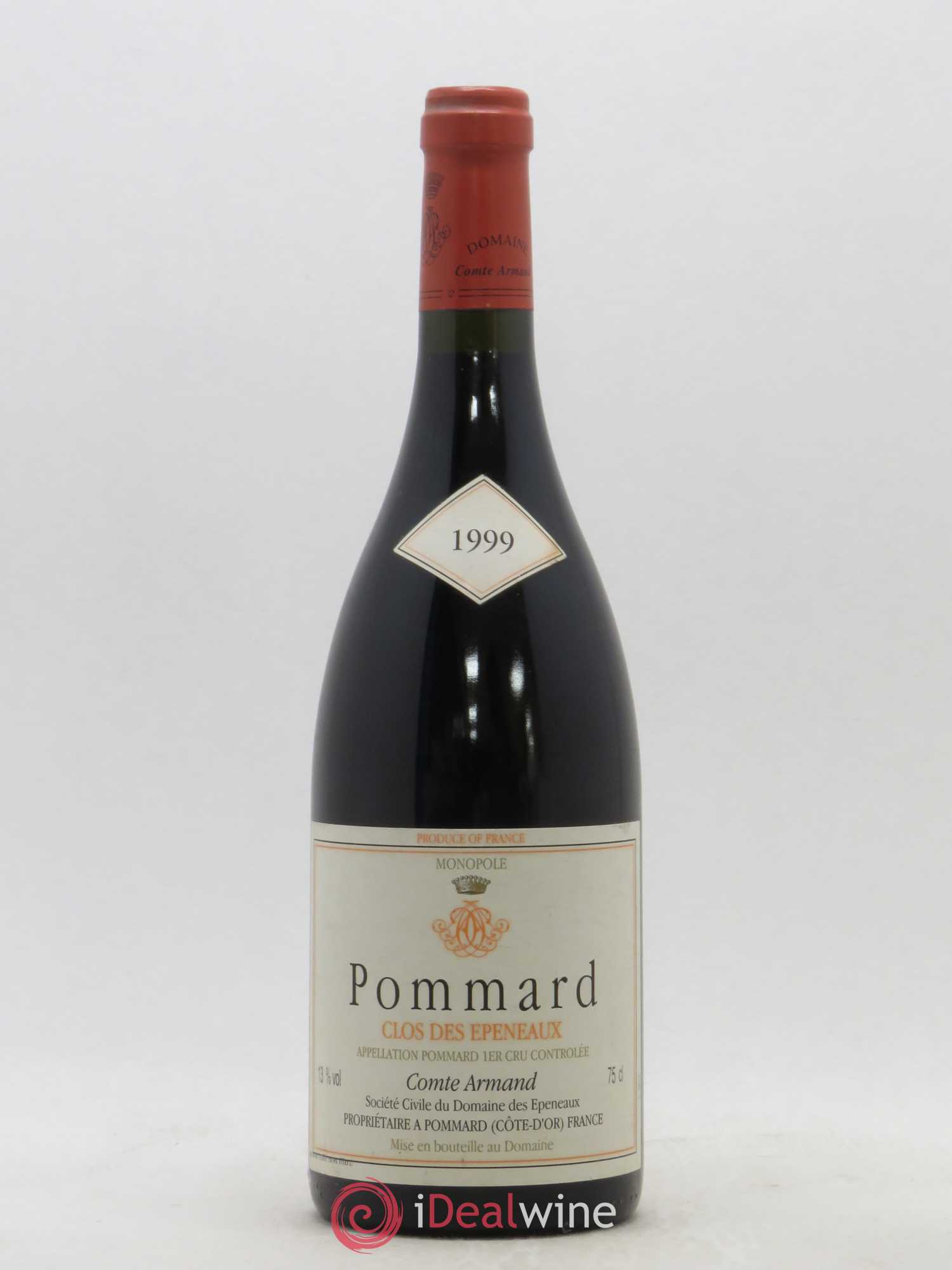 Pommard 1er Cru Clos des Epeneaux Comte Armand 1999 - Lot de 1 bouteille - 0