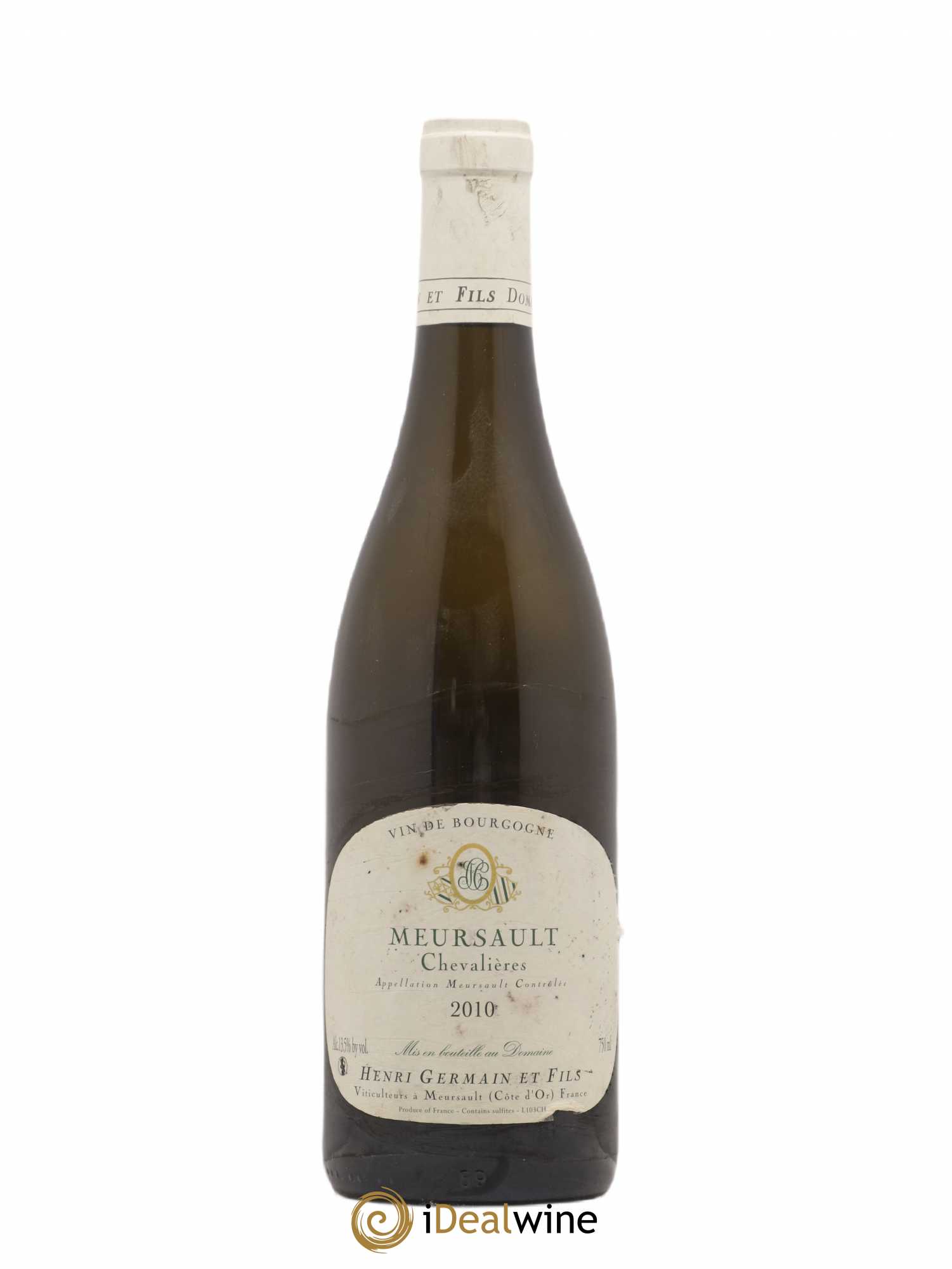 Meursault Chevalières Henri Germain 2010 - Lot de 1 bouteille - 0
