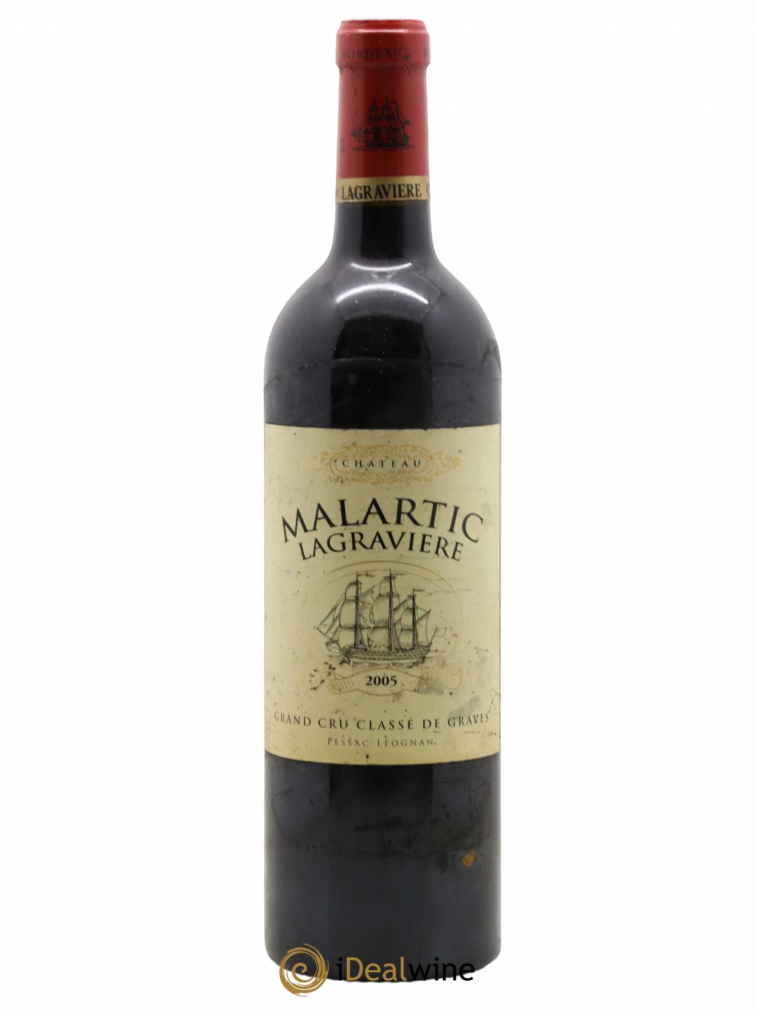 Château Malartic-Lagravière Cru Classé de Graves 2005 - Lot de 1 bouteille - 0