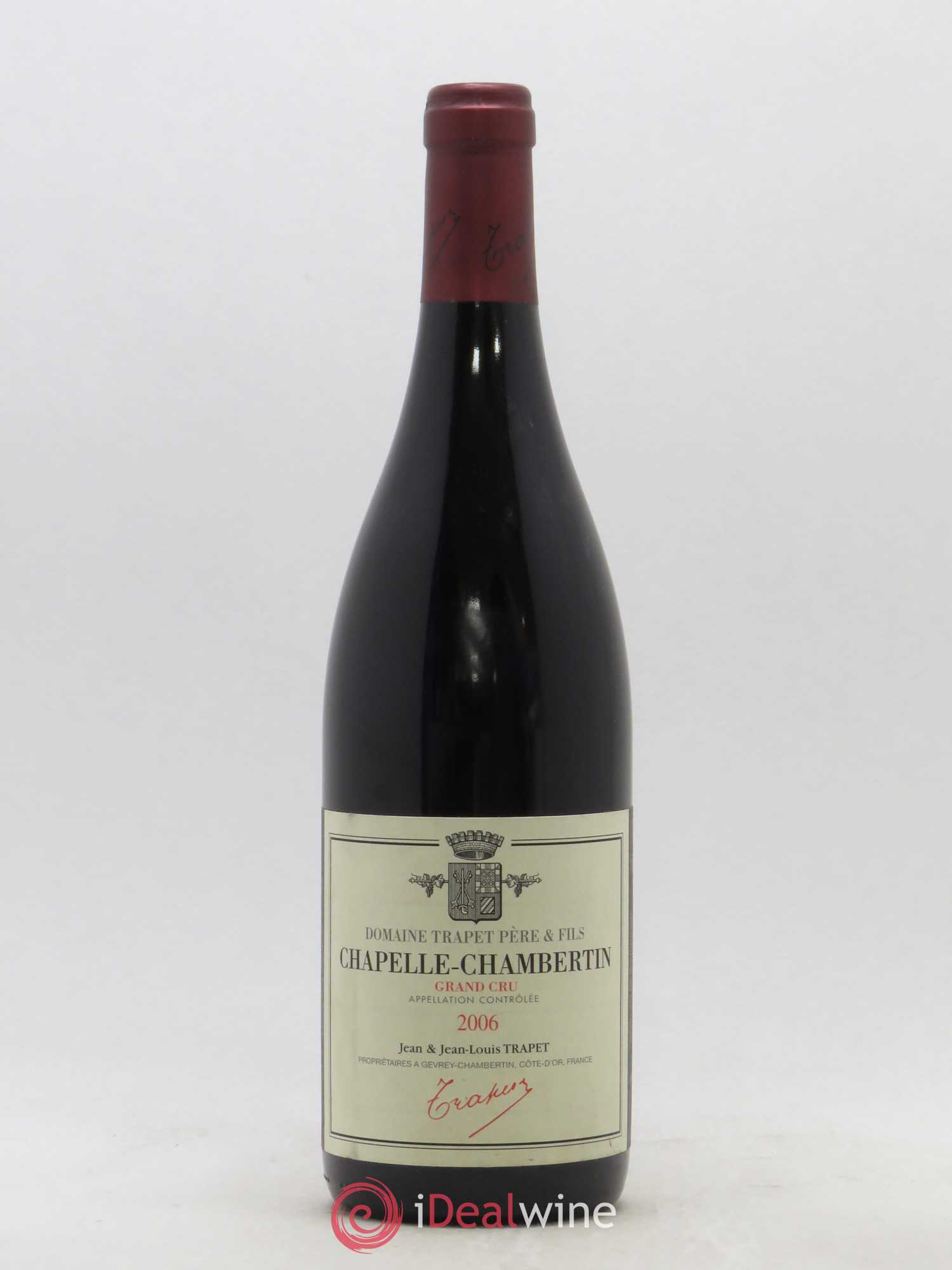 Chapelle-Chambertin Grand Cru Domaine Trapet 2006 - Lot de 1 bouteille - 0