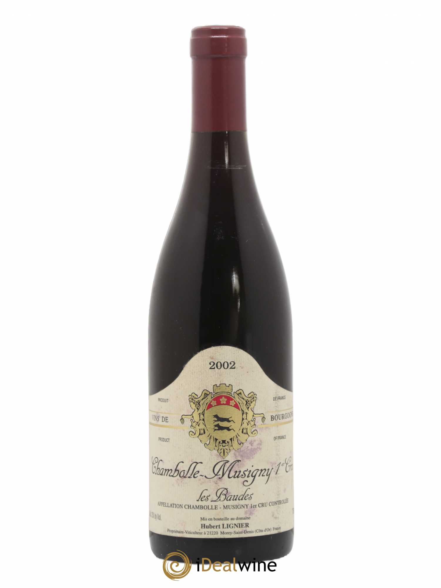 Chambolle-Musigny 1er Cru Les Baudes Hubert Lignier (Domaine) 2002 - Lot de 1 bouteille - 0