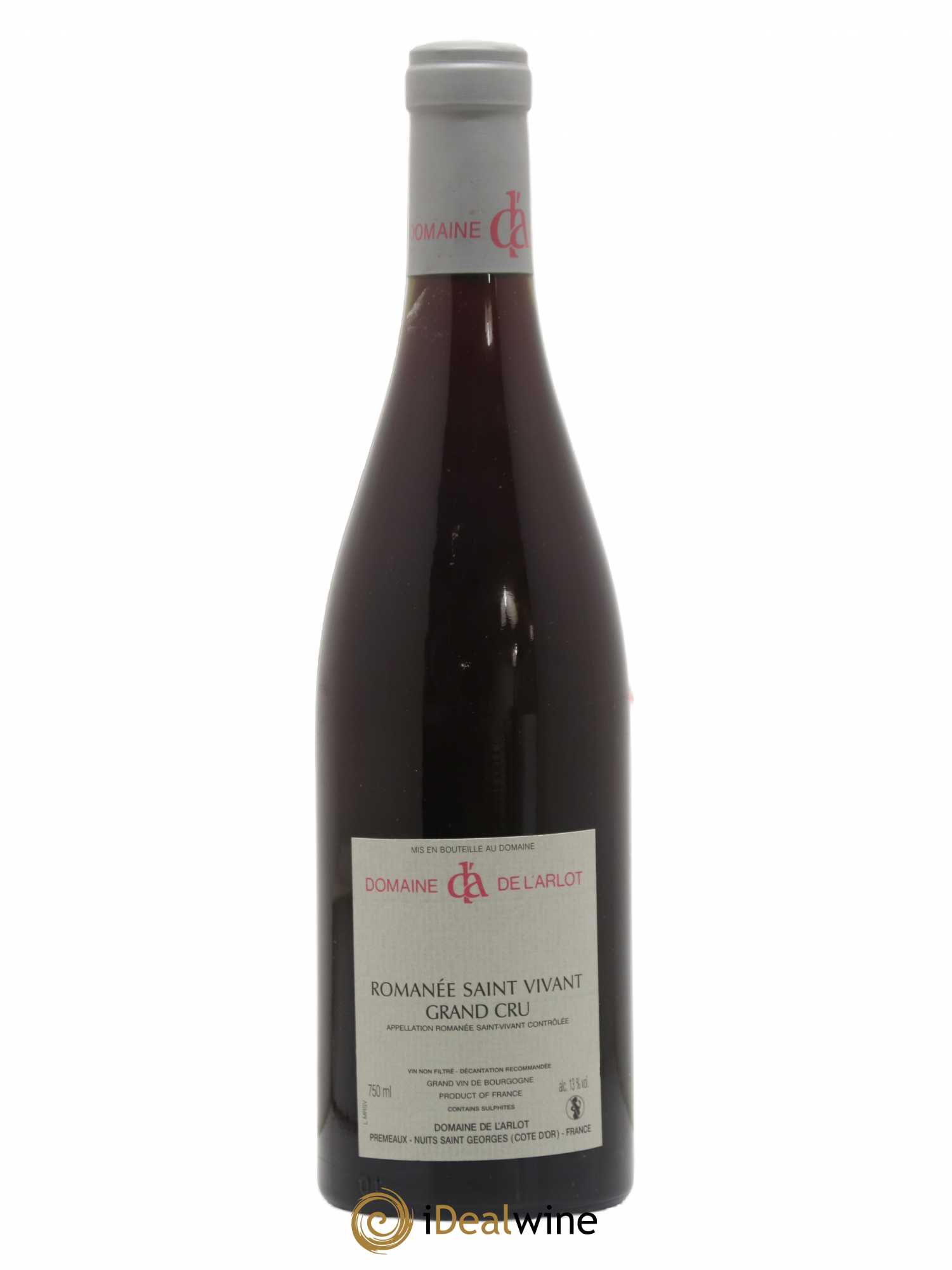 Romanée-Saint-Vivant Grand Cru Domaine de l'Arlot 2008 - Lot de 1 bouteille - 1