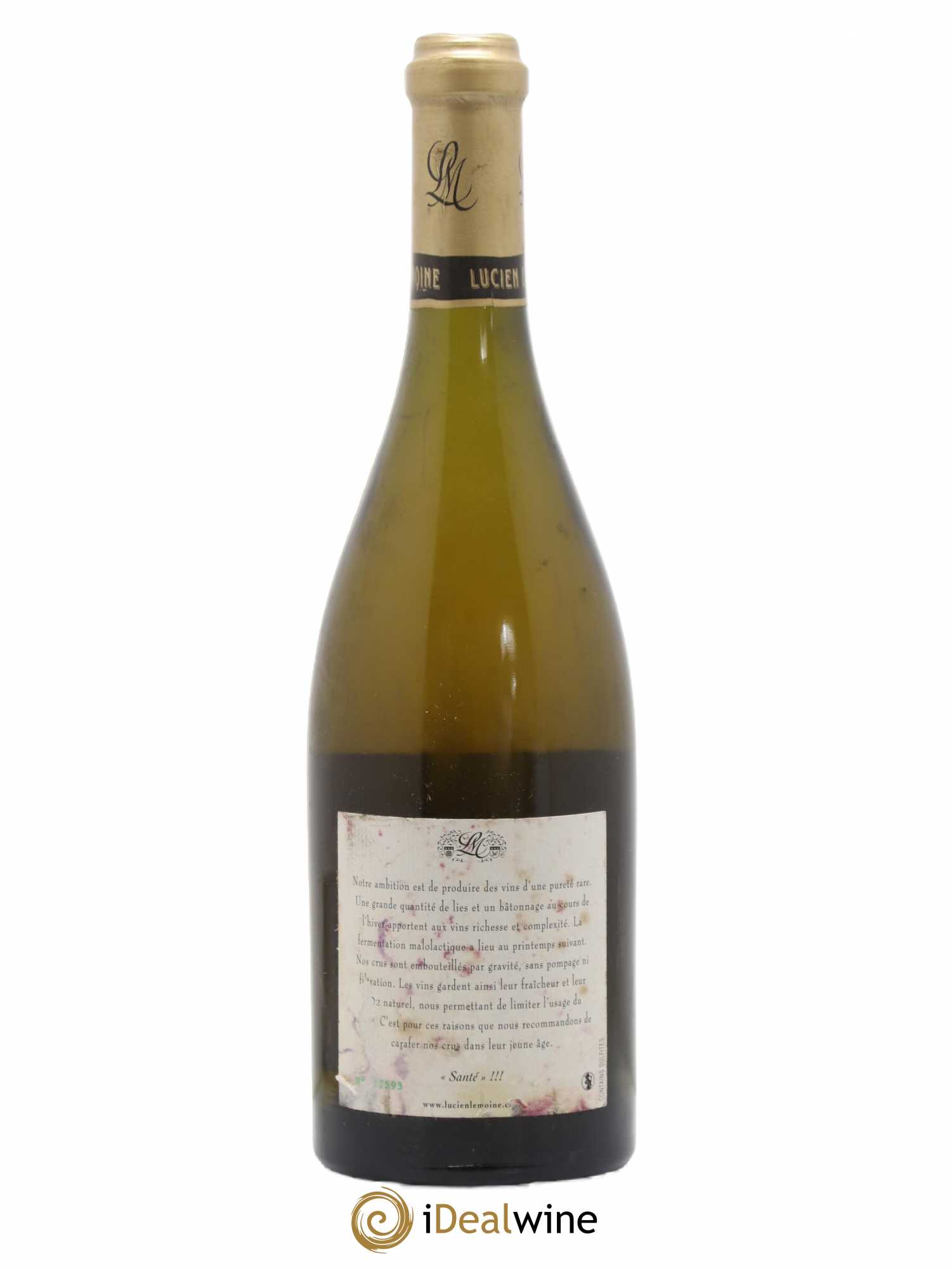 Meursault 1er Cru Genevrières Lucien Le Moine 2010 - Lot de 1 bouteille - 1