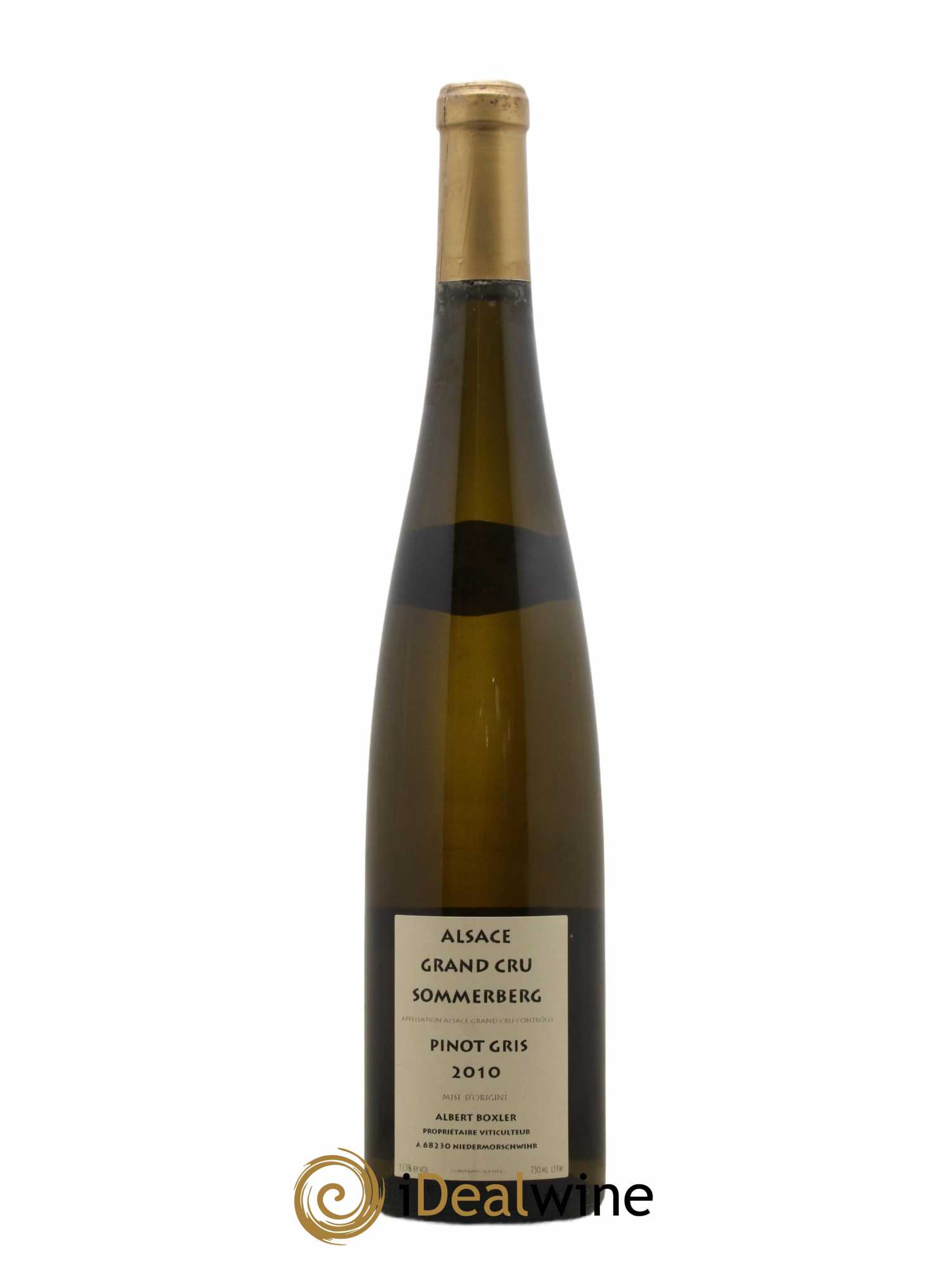 Pinot Gris Grand Cru Sommerberg Albert Boxler 2010 - Posten von 1 Flasche - 1