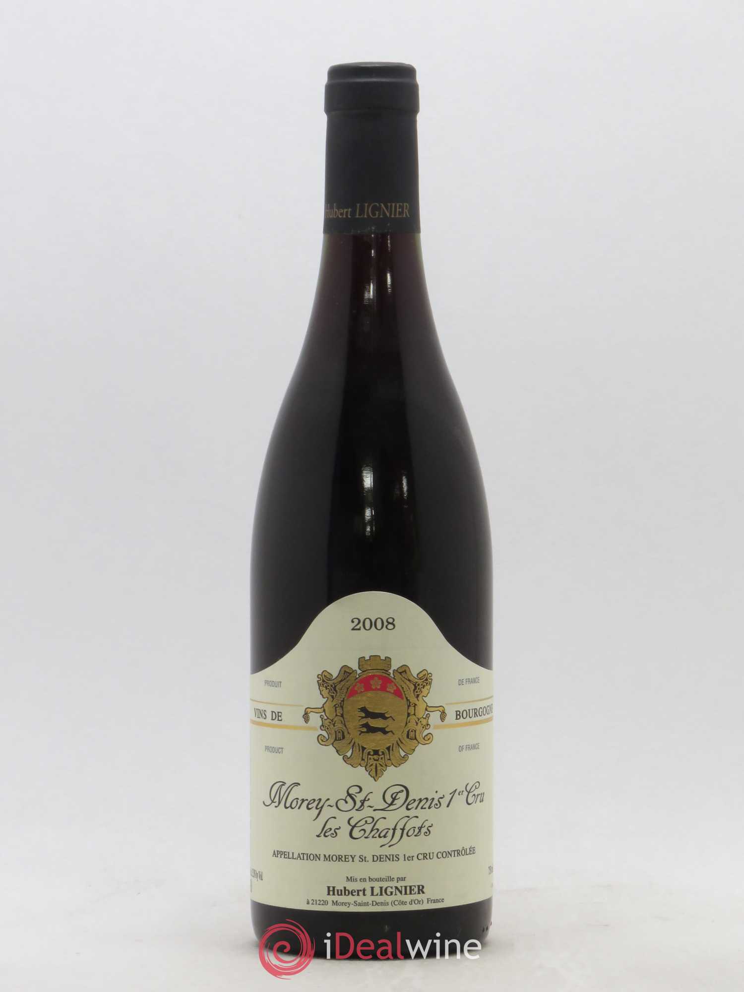 Morey-Saint-Denis 1er Cru Les Chaffots Hubert Lignier (Domaine) 2008 - Lot de 1 bouteille - 0