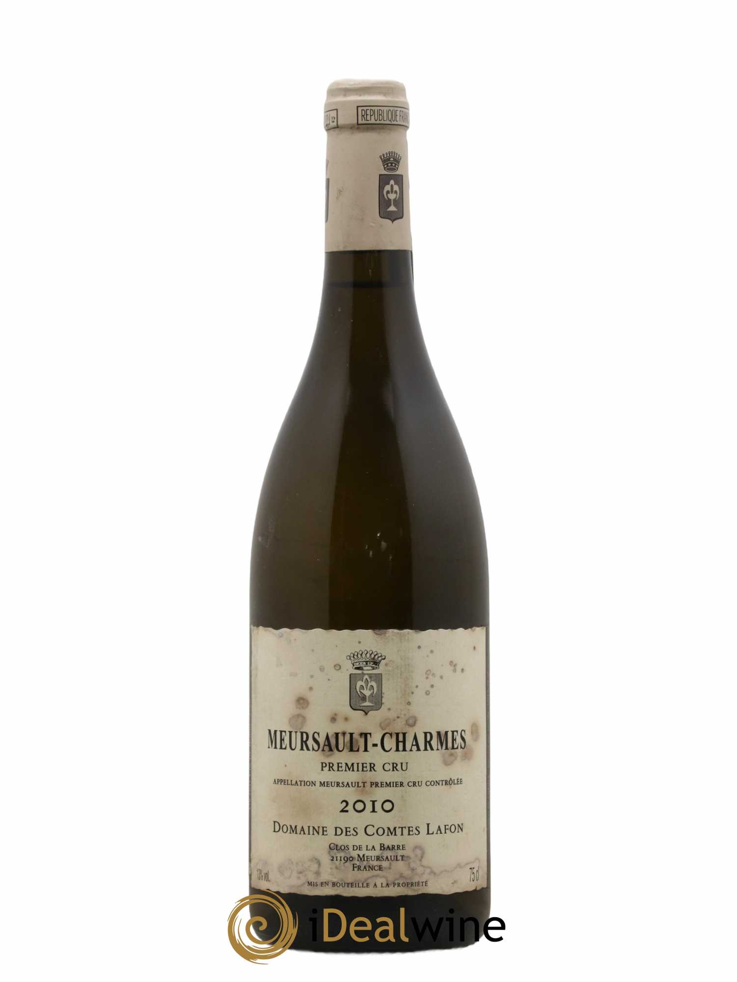 Meursault 1er Cru Charmes Comtes Lafon (Domaine des) 2010 - Lot de 1 bouteille - 0