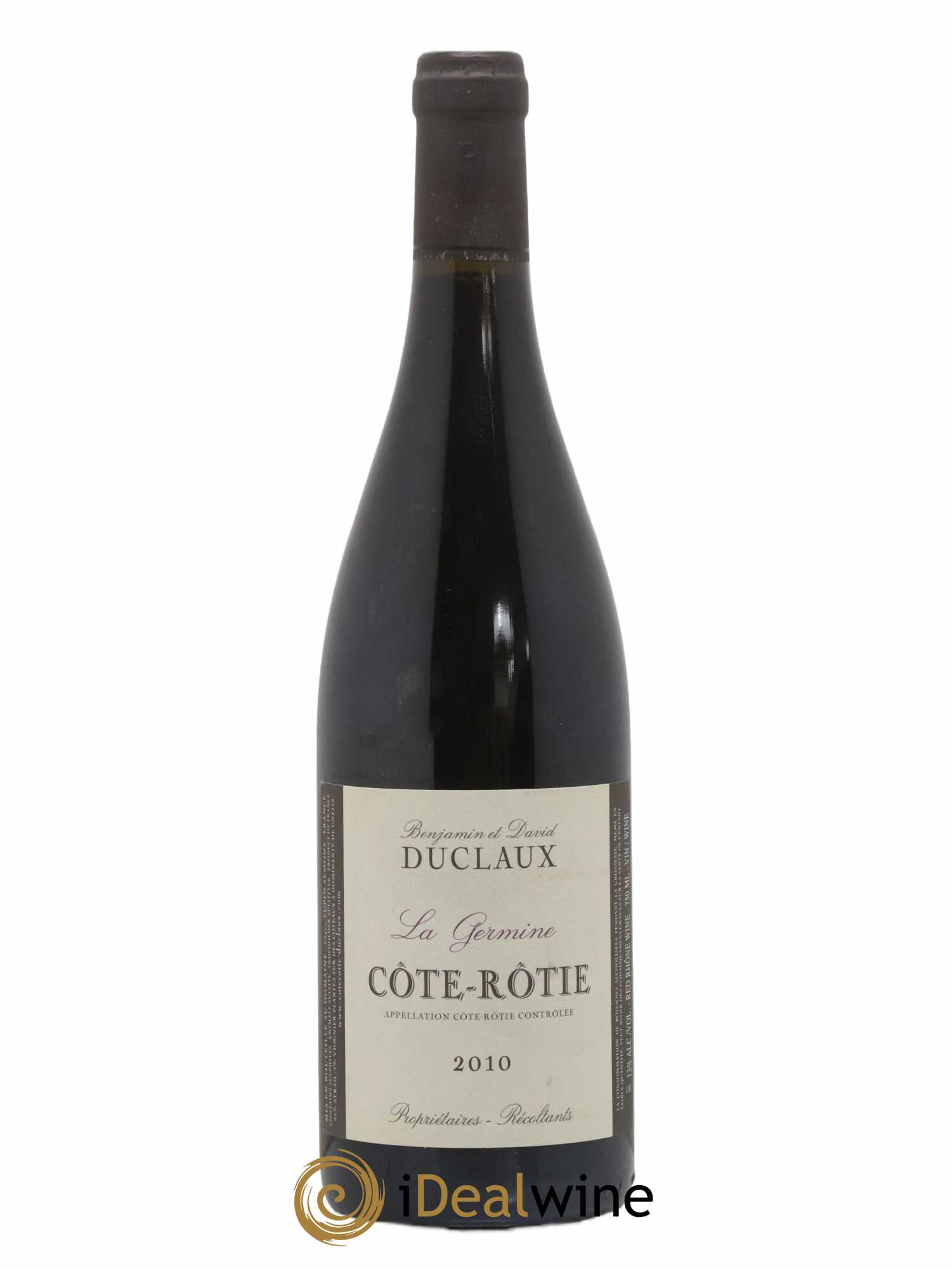 Côte-Rôtie La Germine Domaine Duclaux 2010 - Lot de 1 bouteille - 0