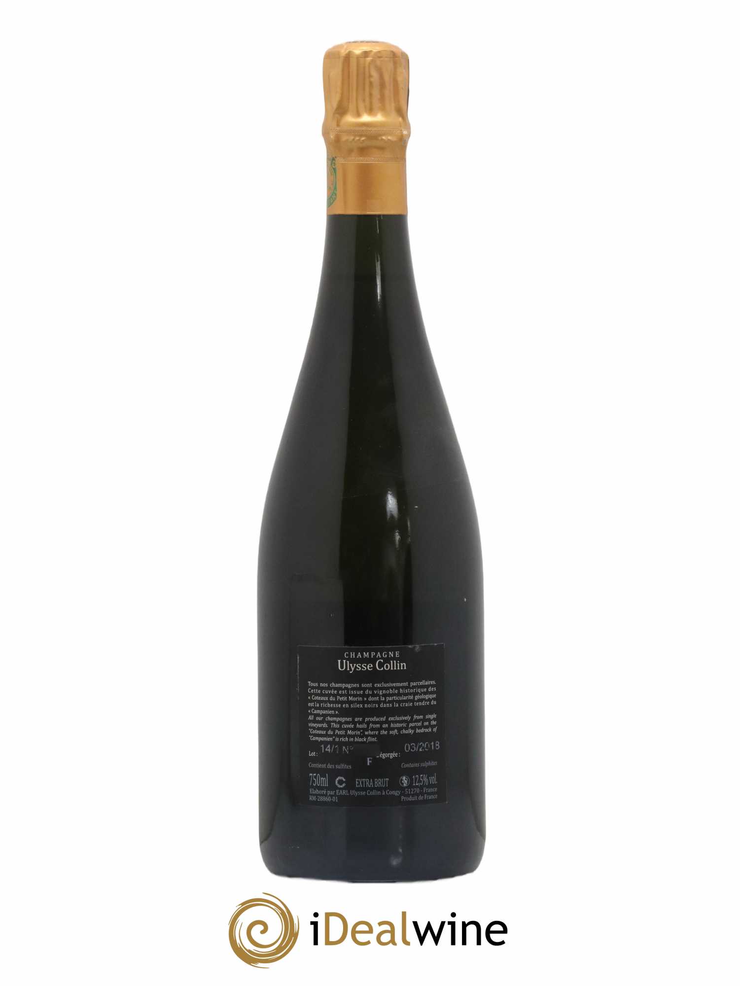 Les Pierrières Blancs de Blancs Extra-Brut Ulysse Collin - Lot de 1 bouteille - 1