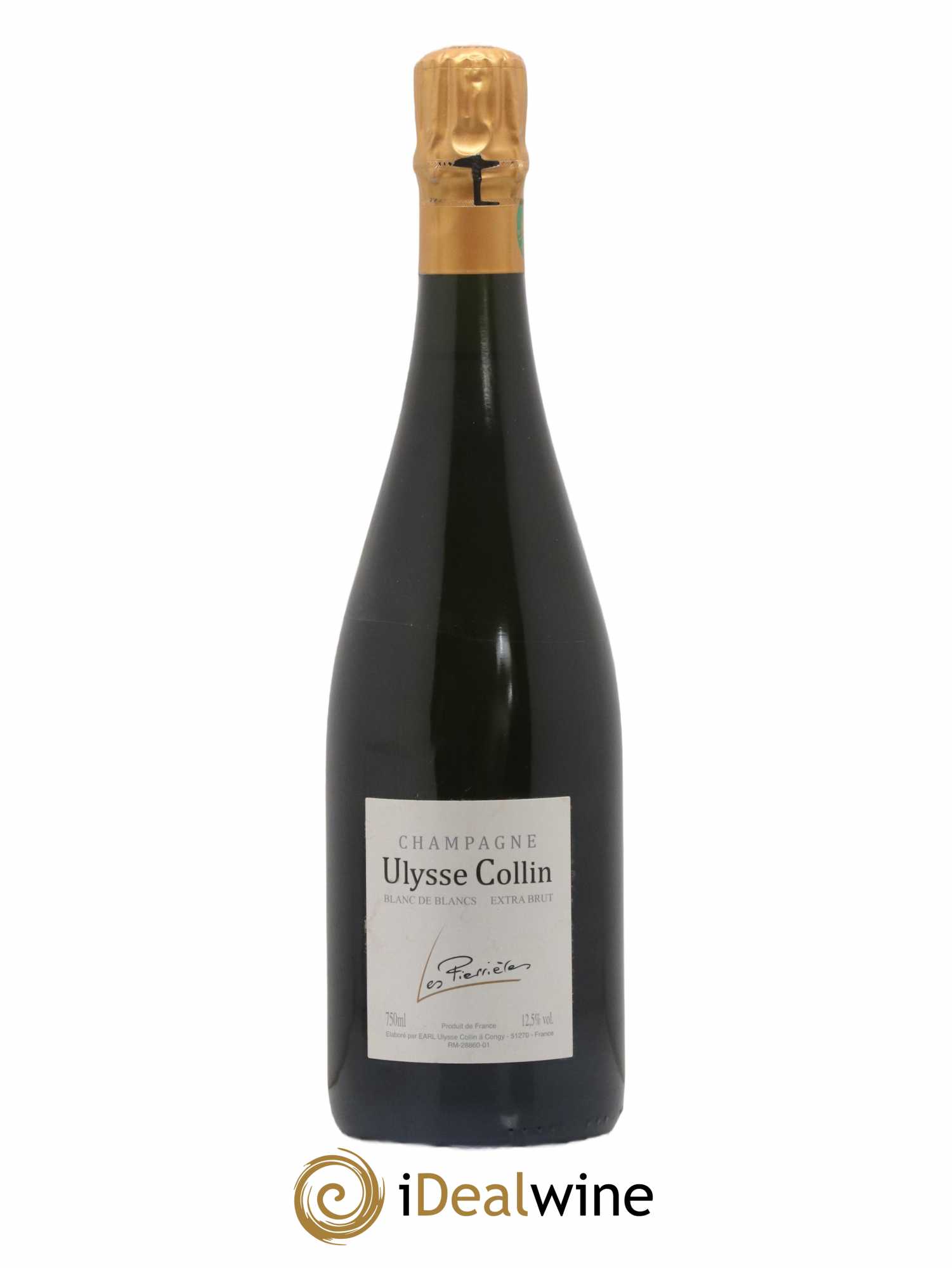 Les Pierrières Blancs de Blancs Extra-Brut Ulysse Collin - Lot de 1 bouteille - 0