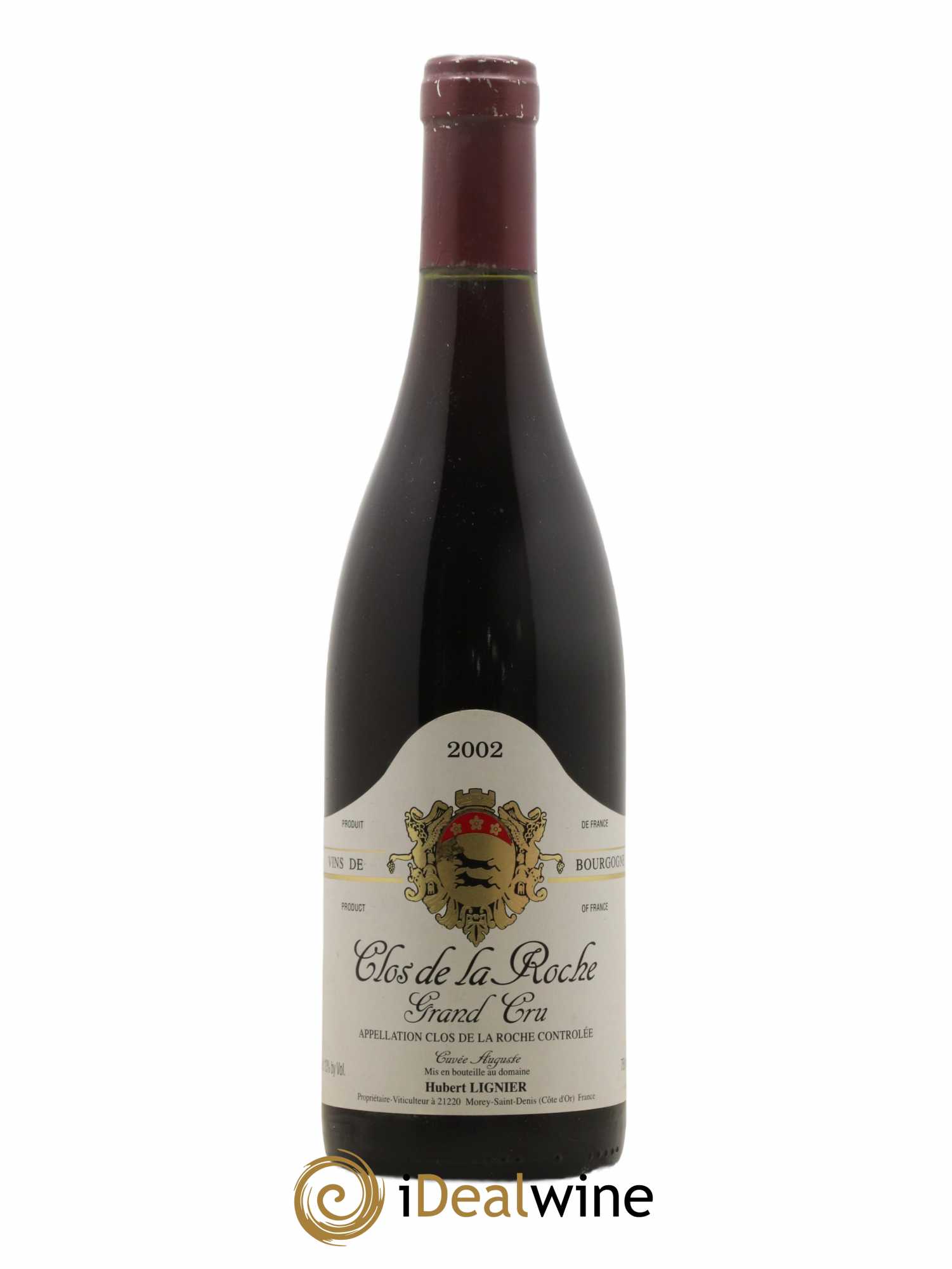 Clos de la Roche Grand Cru Hubert Lignier (Domaine) 2002 - Lot de 1 bouteille - 0