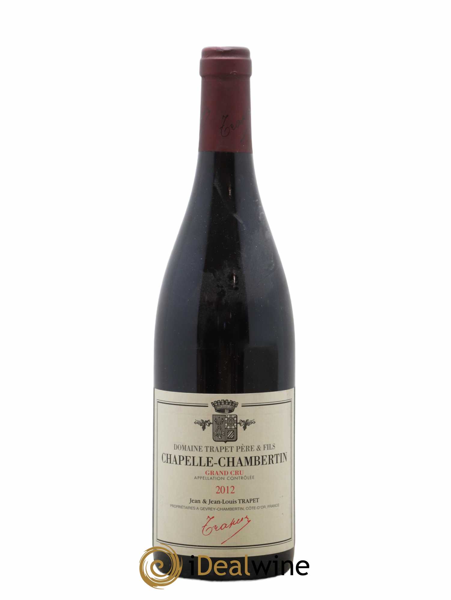 Chapelle-Chambertin Grand Cru Domaine Trapet 2012 - Lot de 1 bouteille - 0