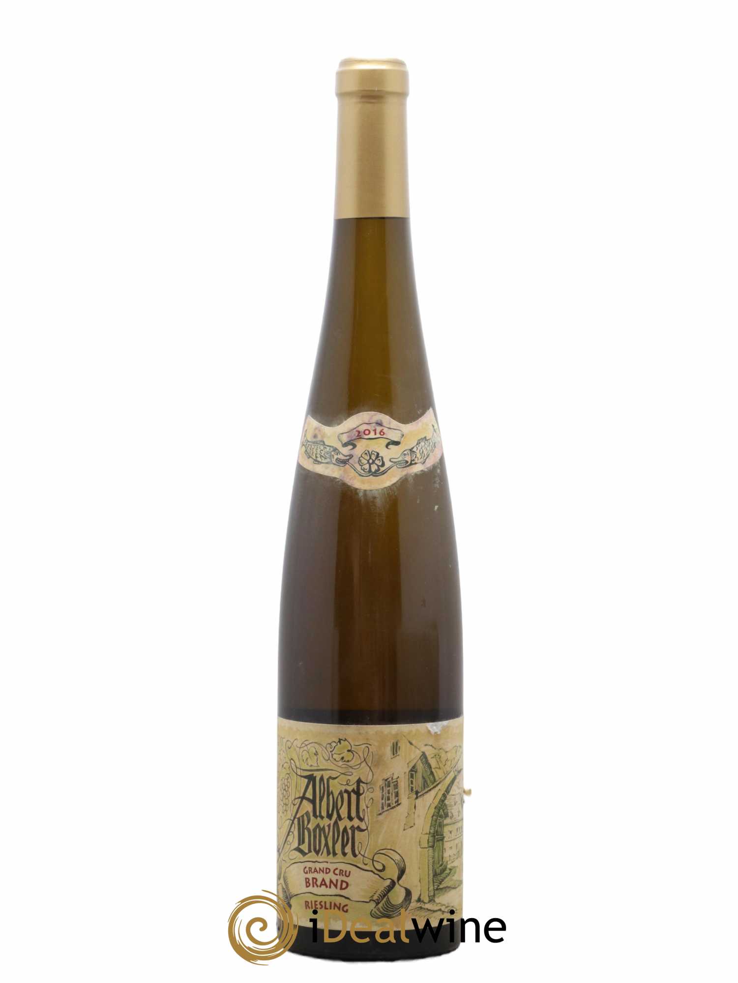 Alsace Riesling Grand Cru Brand K Albert Boxler 2016 - Lot de 1 bouteille - 0