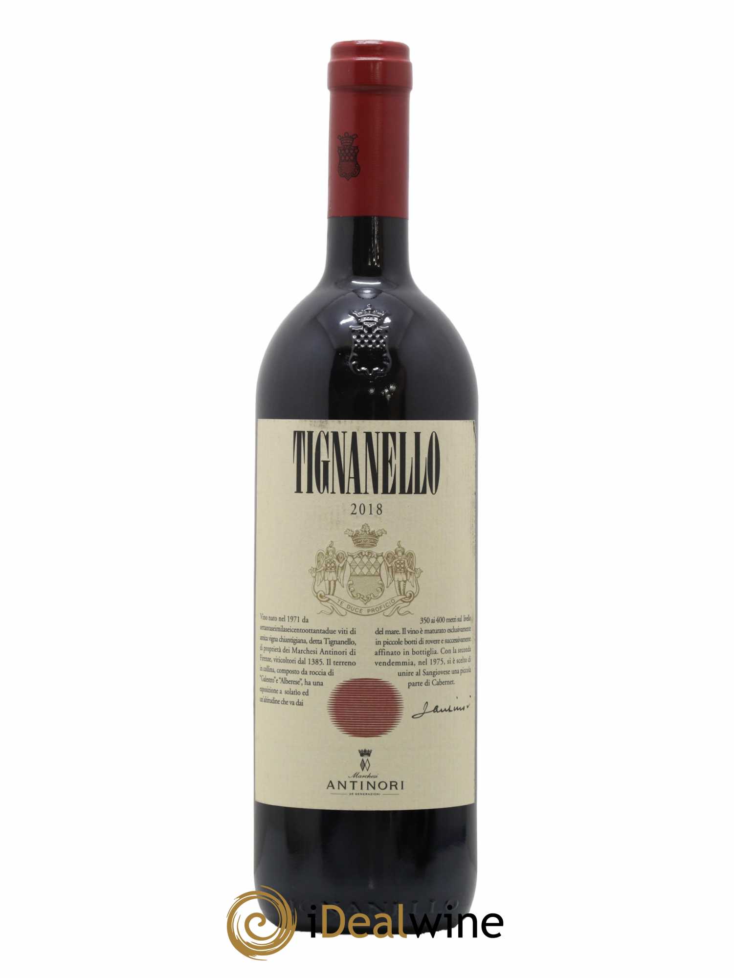 Toscana IGT Tignanello Tenuta Tignanello - Marchesi Antinori 2018 - Posten von 1 Flasche - 0