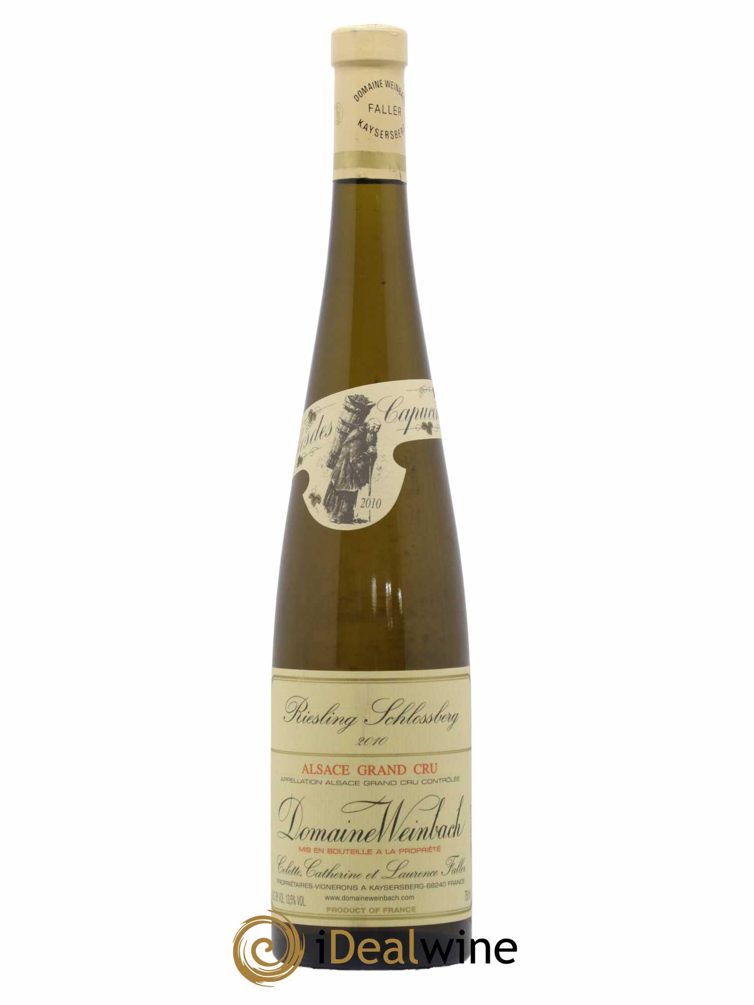 Alsace Grand Cru Schlossberg Riesling Weinbach (Domaine) 2010 - Lot de 1 bouteille - 0