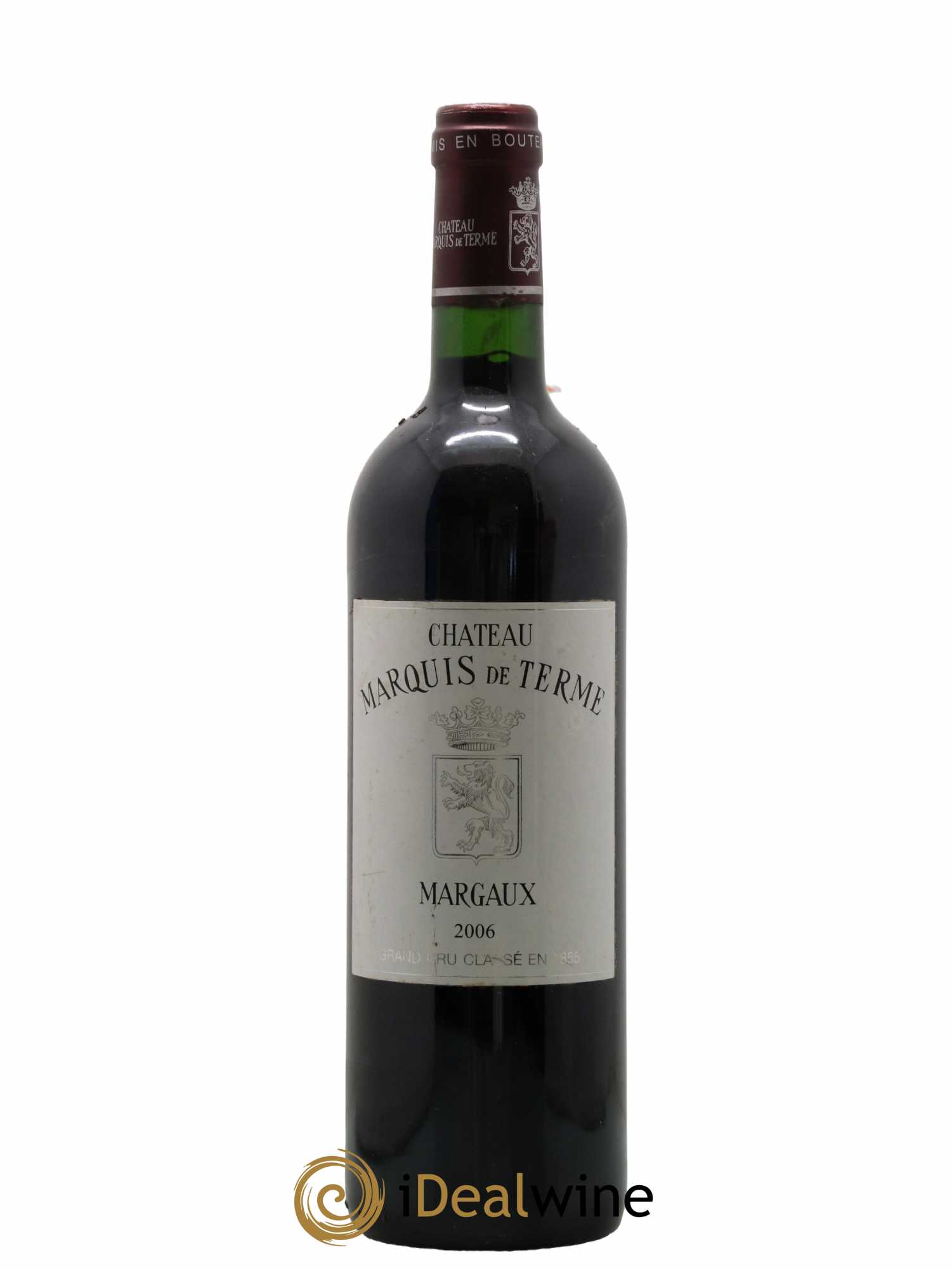 Château Marquis de Terme 4ème Grand Cru Classé 2006 - Lot de 1 bouteille - 0
