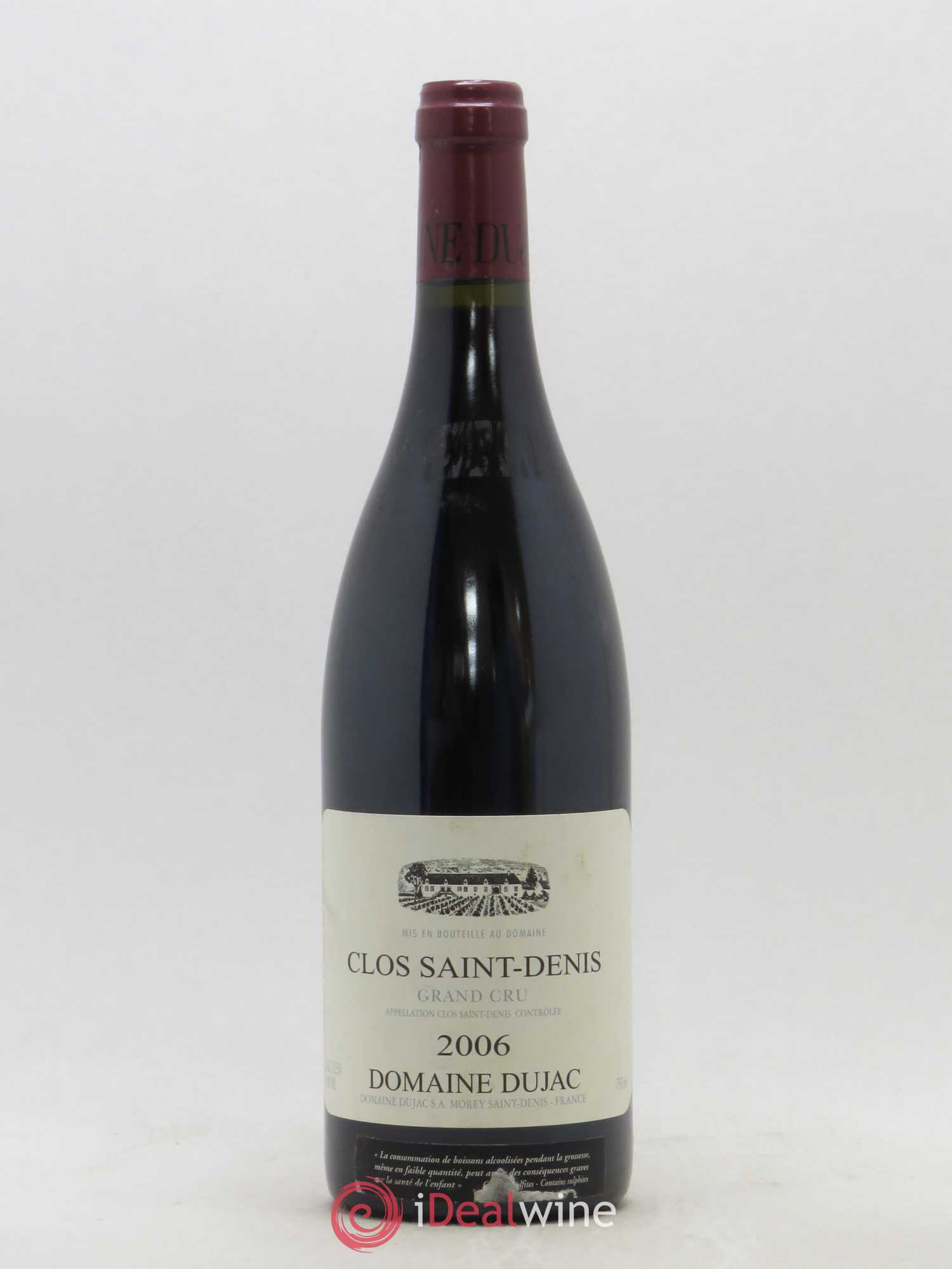 Clos Saint-Denis Grand Cru Dujac (Domaine) 2006 - Lot de 1 bouteille - 0