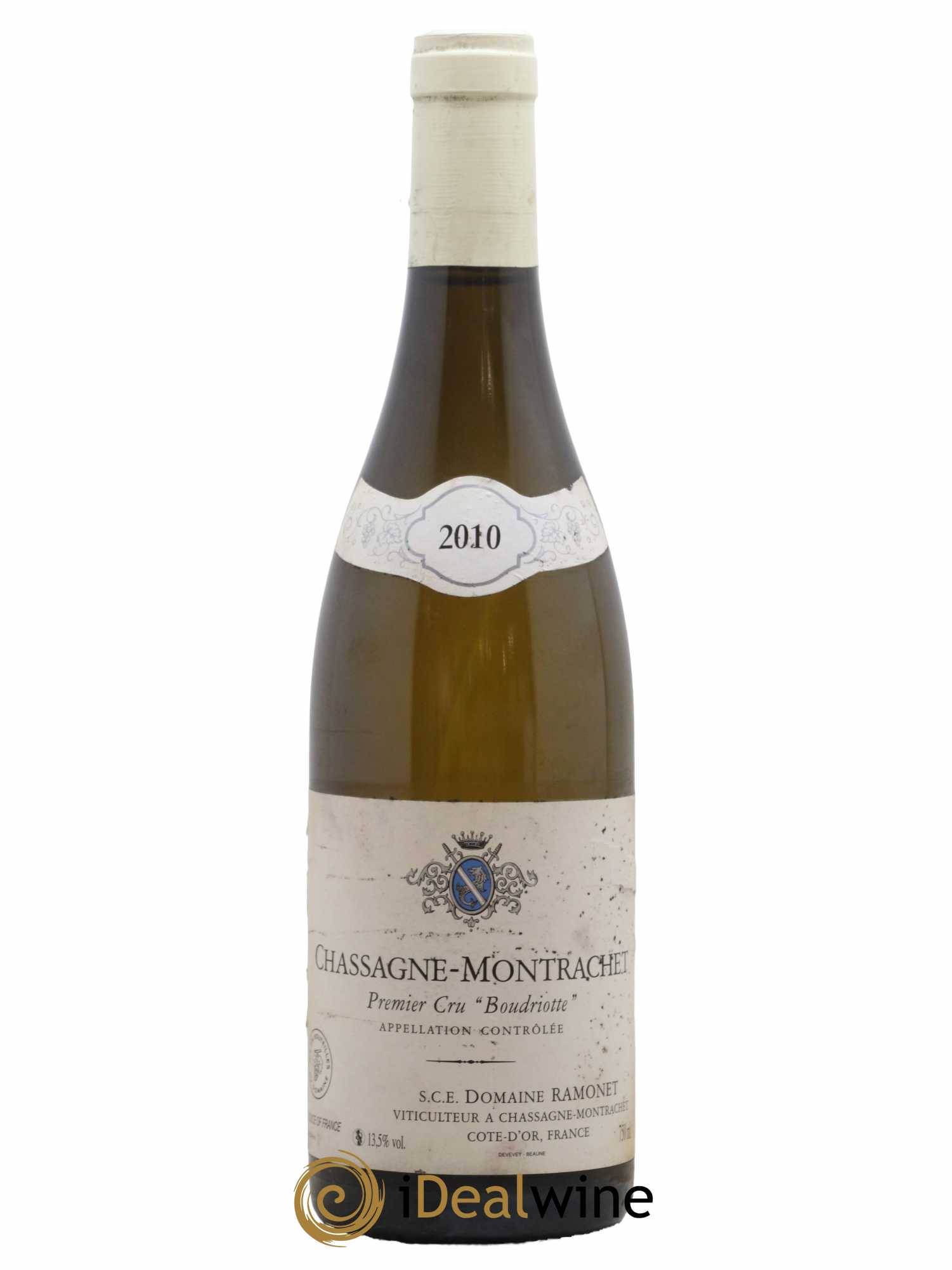 Chassagne-Montrachet 1er Cru Boudriotte Ramonet (Domaine) 2010 - Lot de 1 bouteille - 0
