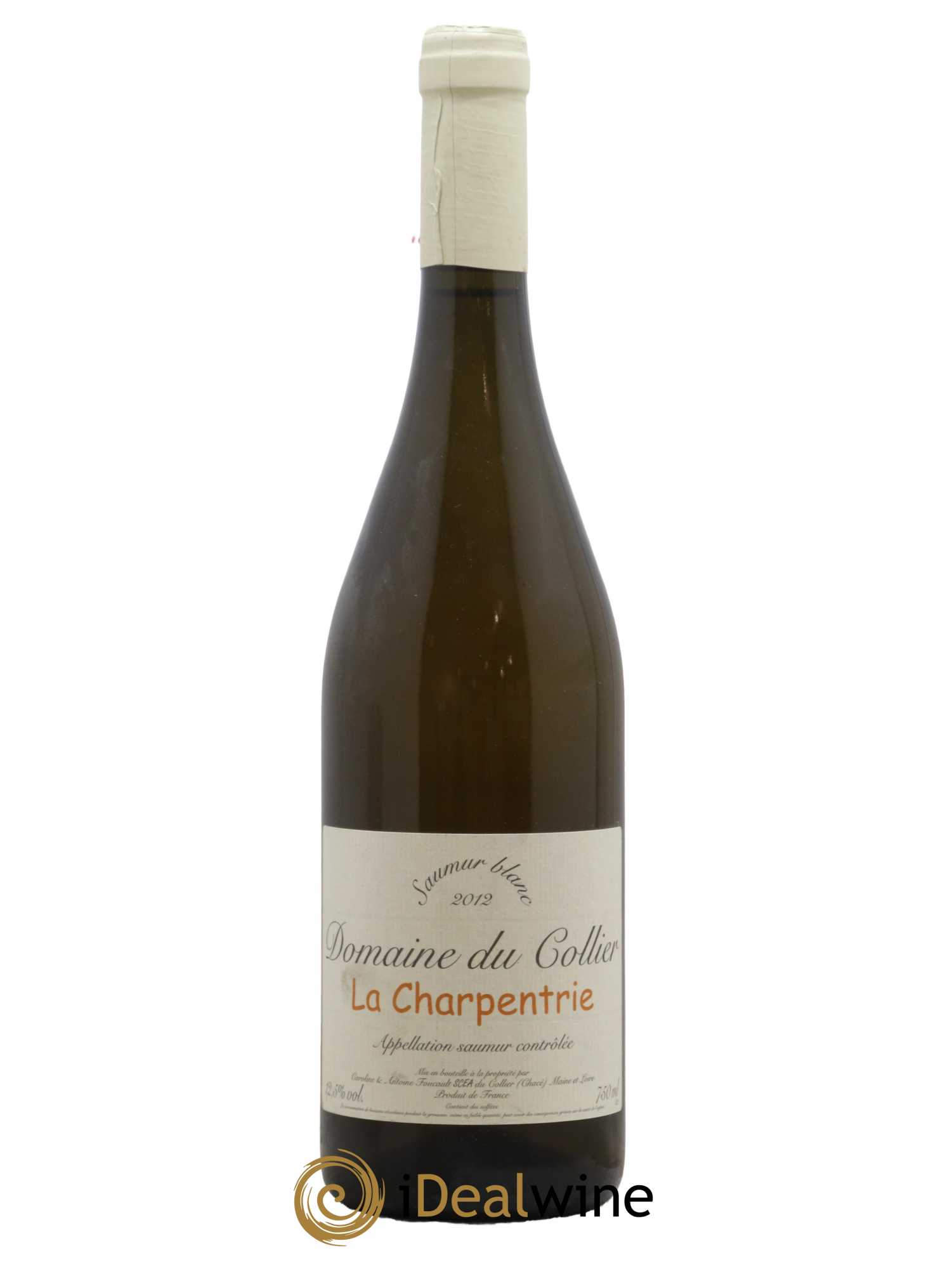 Saumur La Charpentrie Domaine du Collier 2012 - Lot de 1 bouteille - 0