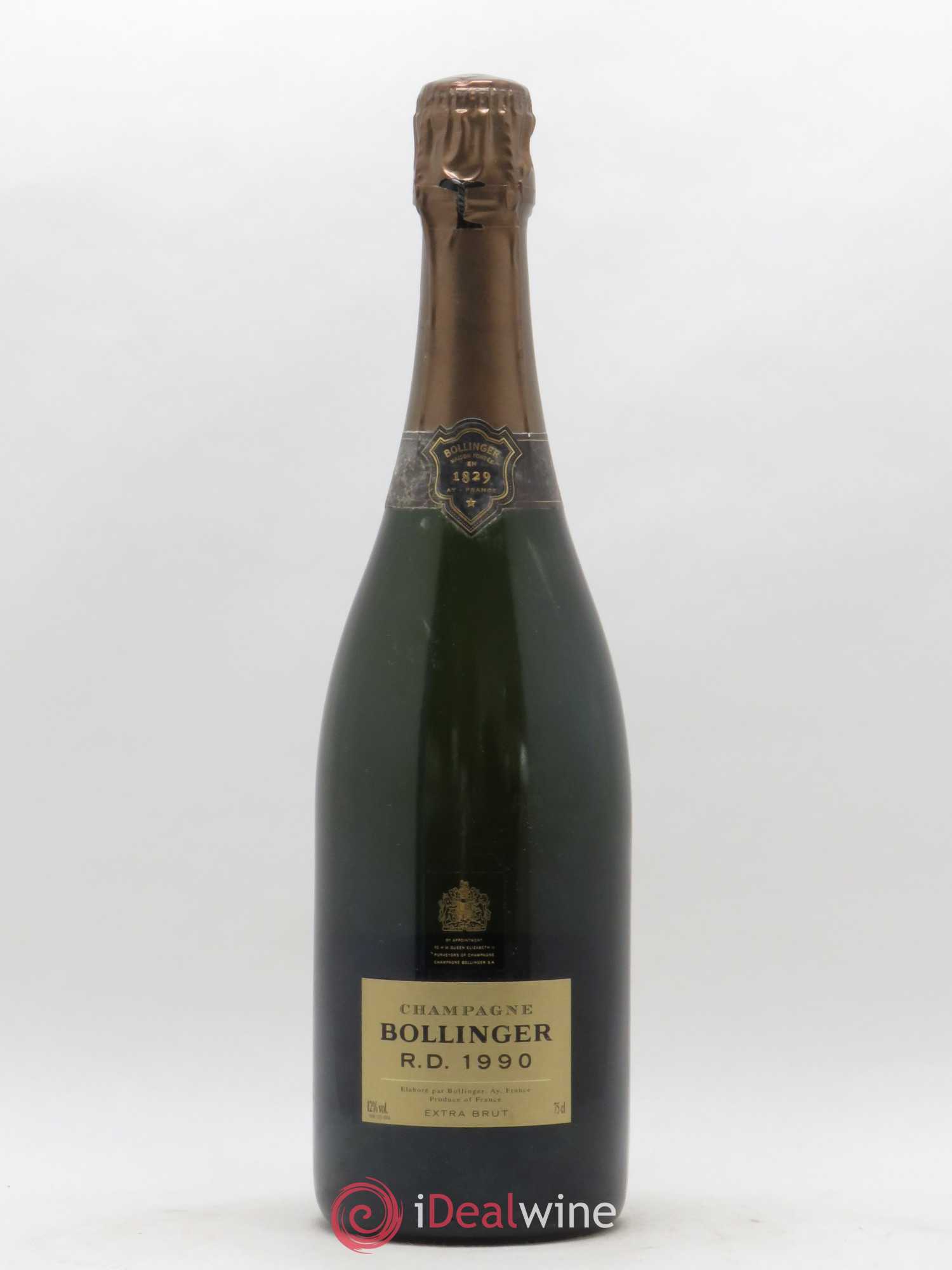 R.D. Extra-Brut Bollinger 1990 - Lot de 1 bouteille - 0