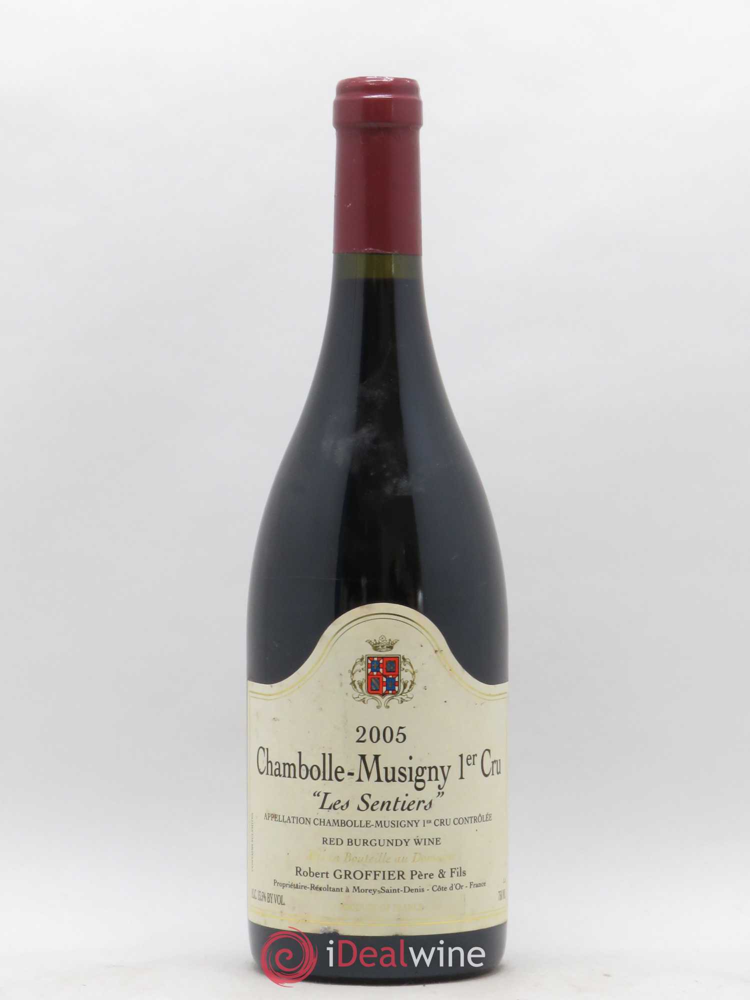 Chambolle-Musigny 1er Cru Les Sentiers Robert Groffier Père & Fils (Domaine) 2005 - Lot de 1 bouteille - 0