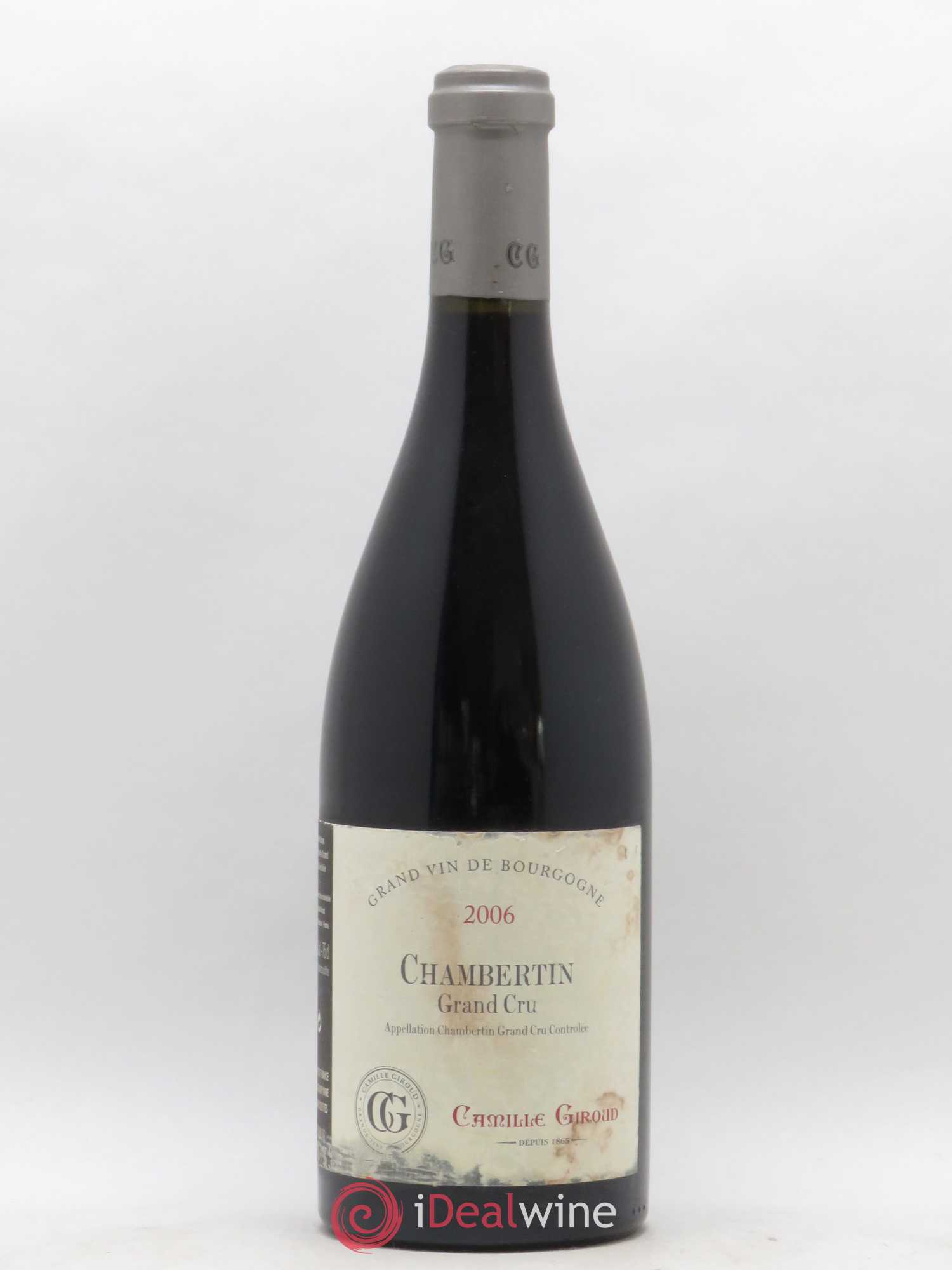 Chambertin Grand Cru Camille Giroud (Domaine) 2006 - Lot de 1 bouteille - 0