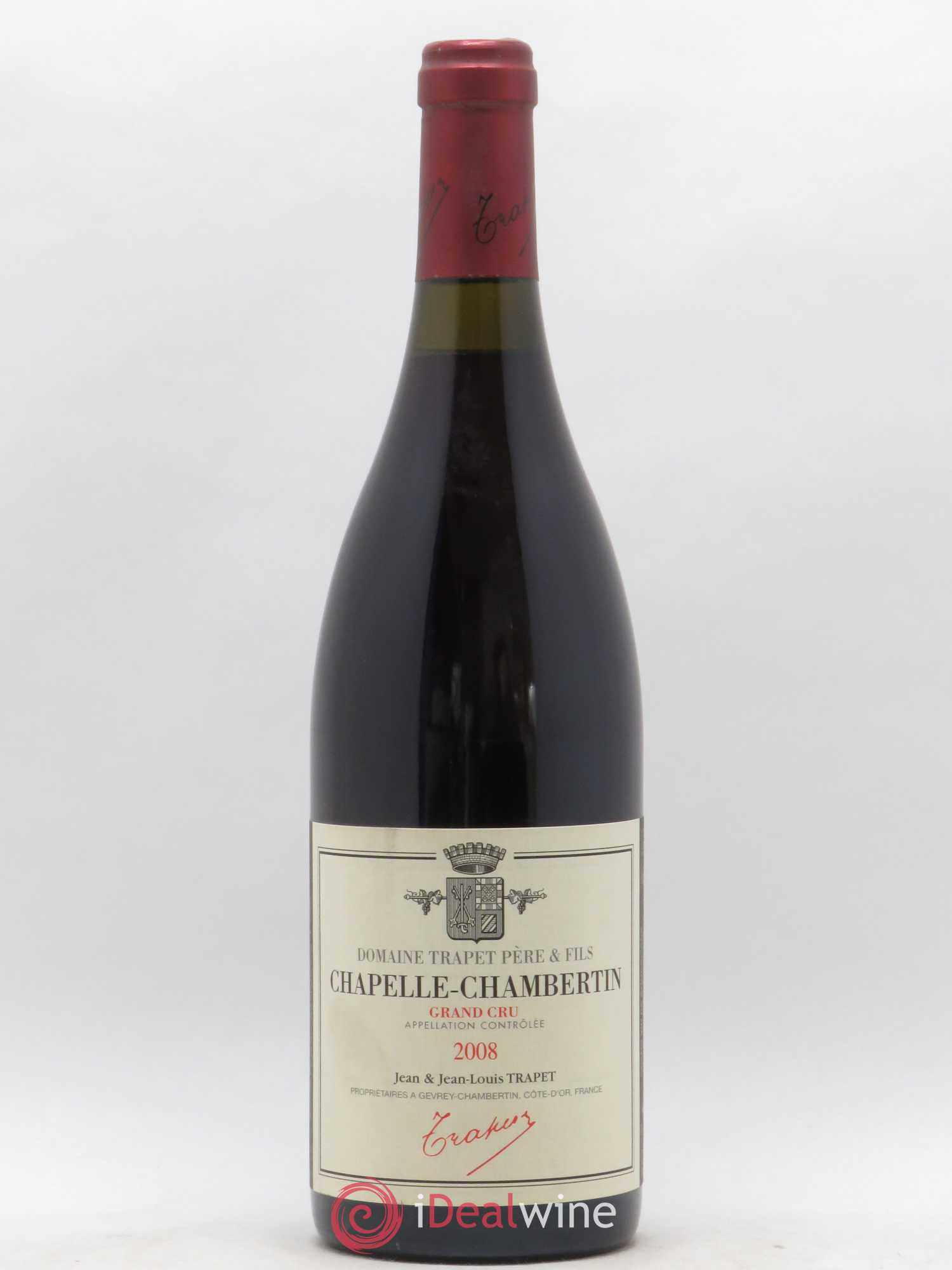 Chapelle-Chambertin Grand Cru Domaine Trapet 2008 - Lot de 1 bouteille - 0