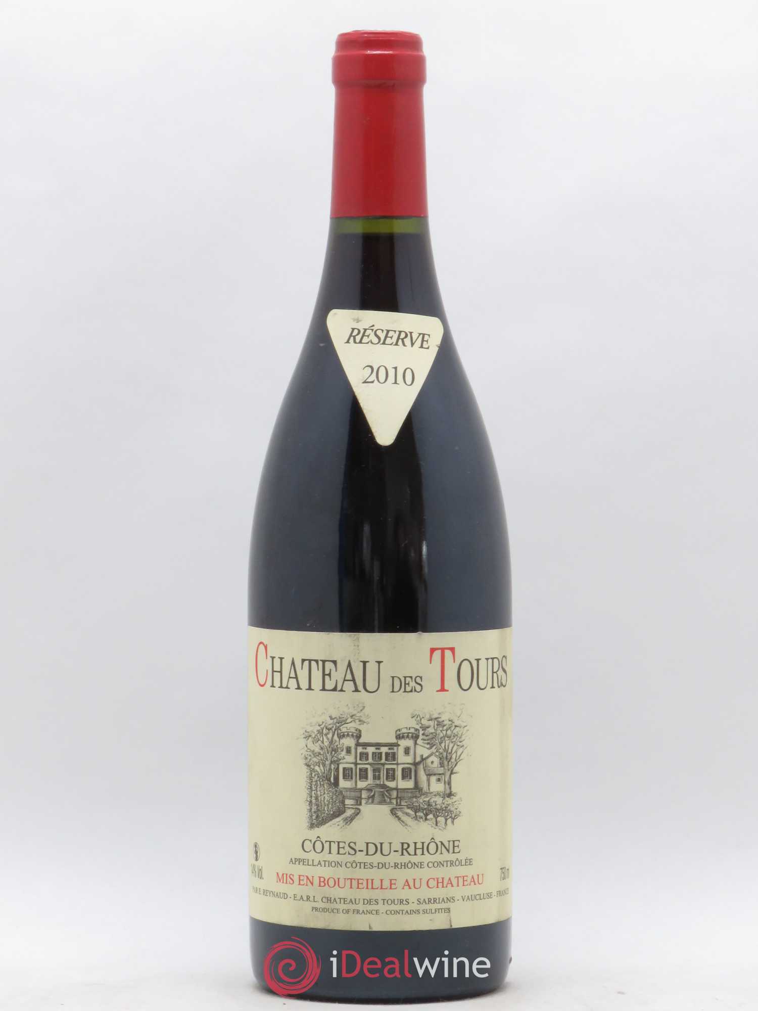 Côtes-du-Rhône Château des Tours Emmanuel Reynaud 2010 - Lot de 1 bouteille - 0