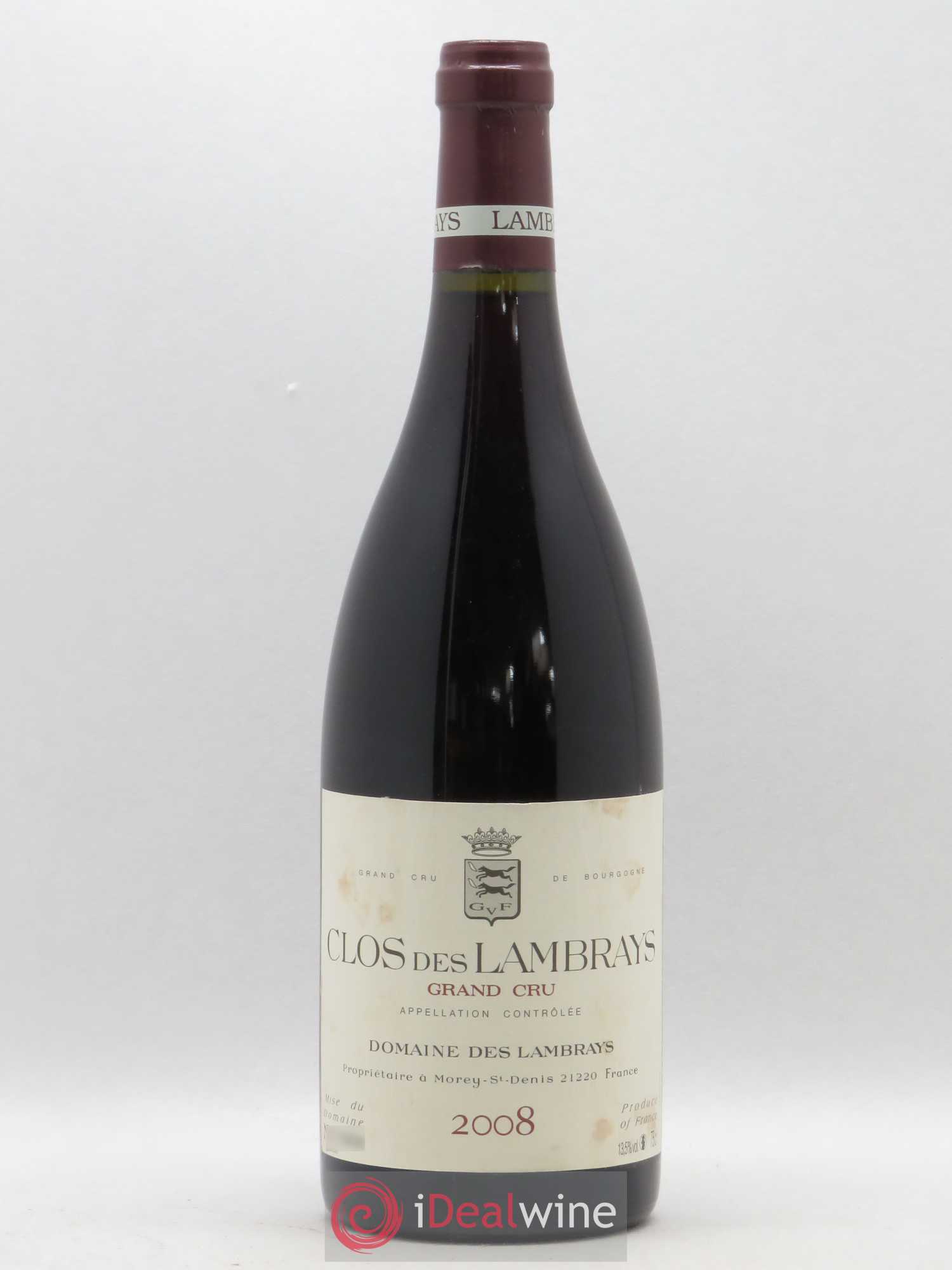 Clos des Lambrays Grand Cru Domaine des Lambrays 2008 - Lotto di 1 bottiglia - 0